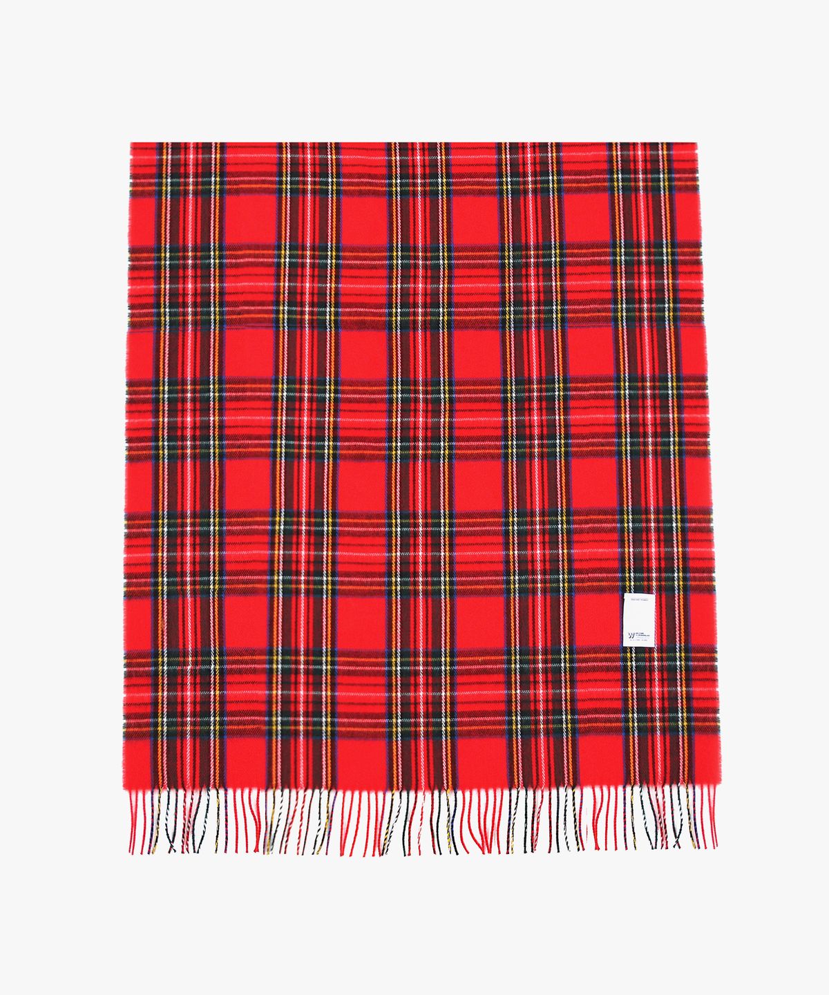 피스메이커(PIECE MAKER) WIDE CHECK MUFFLER (RED)