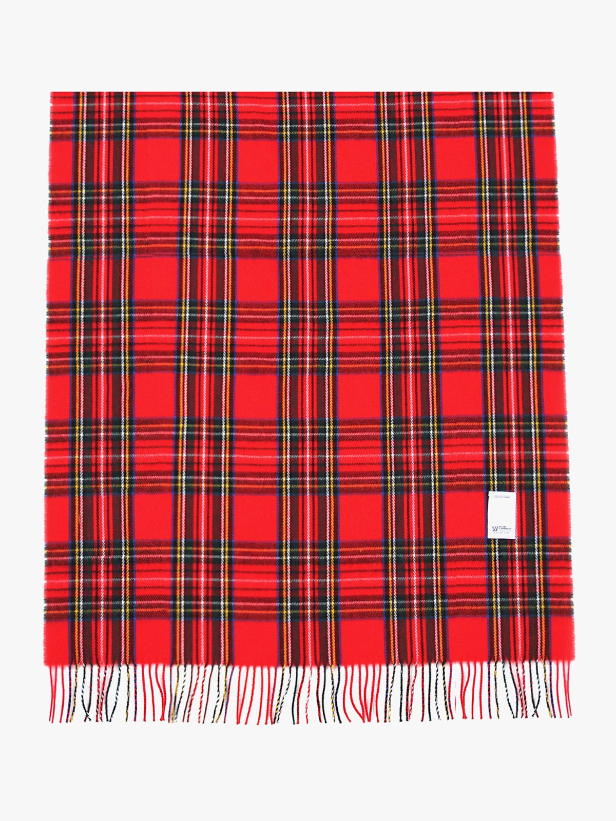 피스메이커(PIECE MAKER) WIDE CHECK MUFFLER (RED)