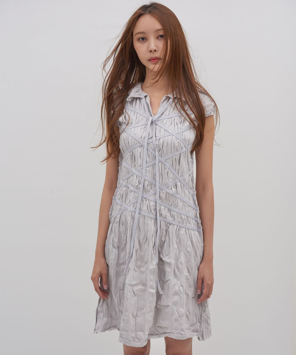 아이코노그라피(ICONOGRAPHY) Tie me up Dress GR