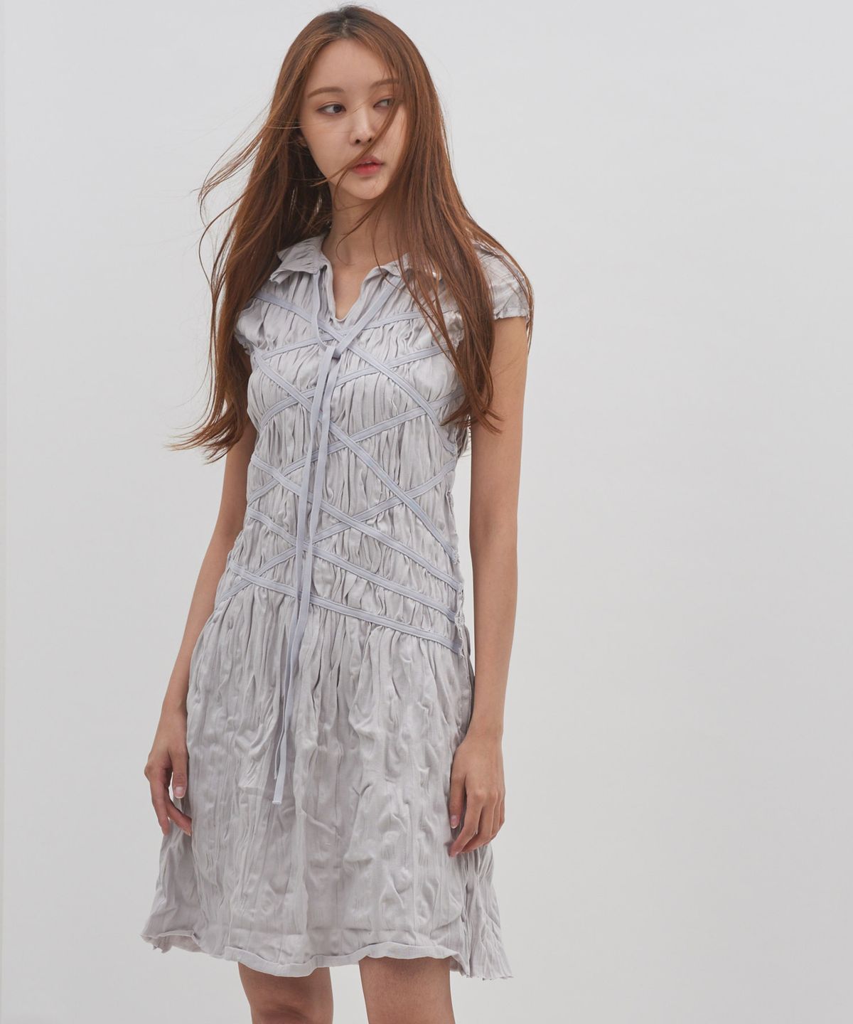 아이코노그라피(ICONOGRAPHY) Tie me up Dress GR