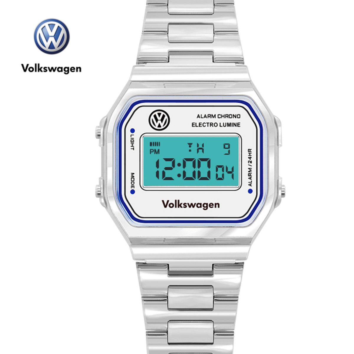 폭스바겐 와치(VOLKSVAGEN WATCH) 남여공용 디지털 메탈시계 VW-Beetle2-SV