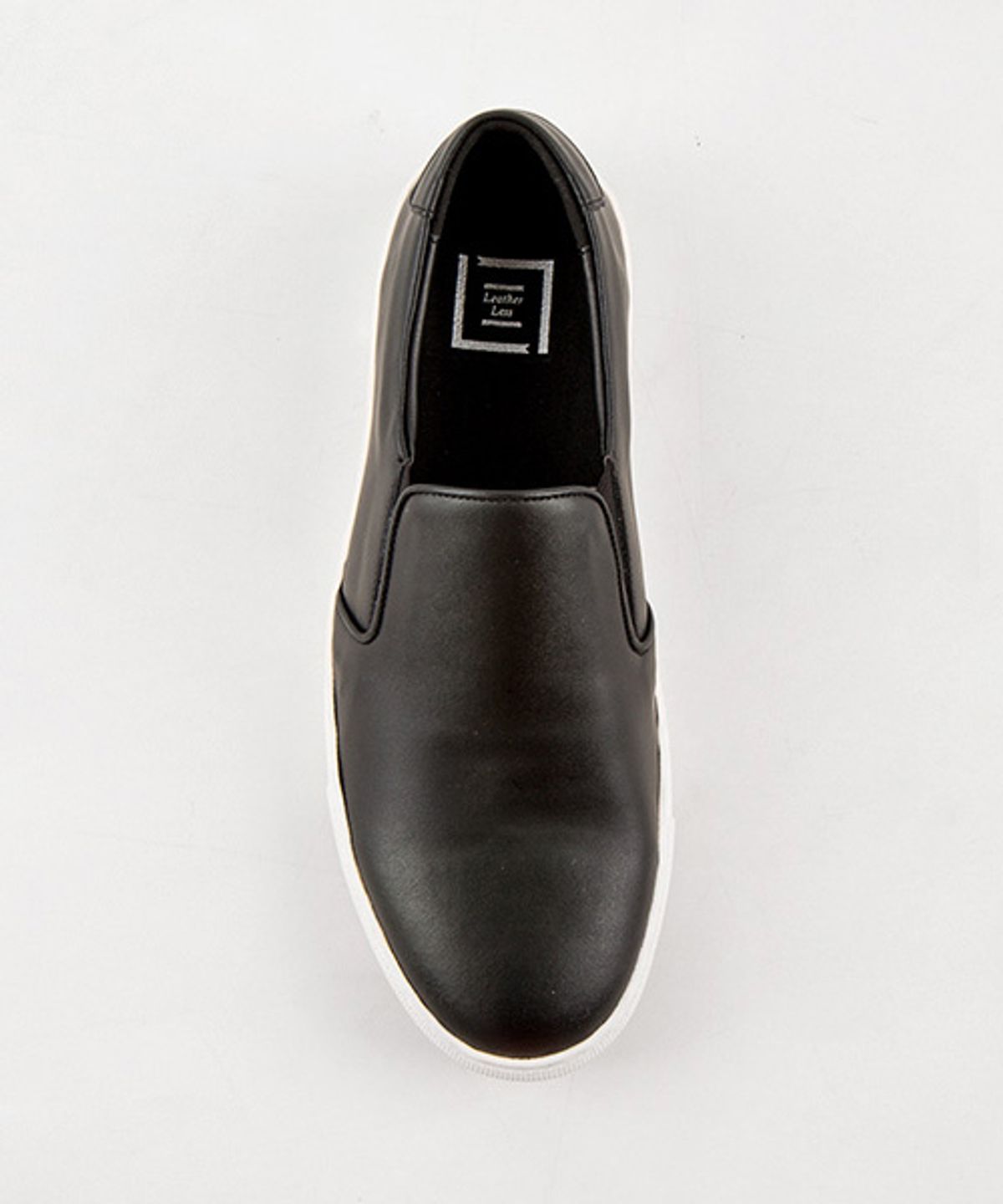 레더리스(LEATHERLESS) # 7979 / 솔리드 슬립온  / 검정 / For men