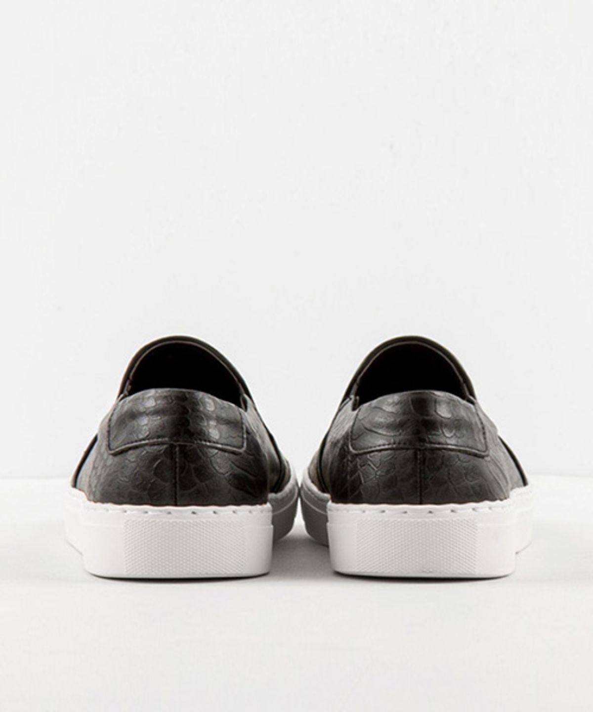 레더리스(LEATHERLESS) # 7979 / 아나콘다 슬립온  / 검정 / For men