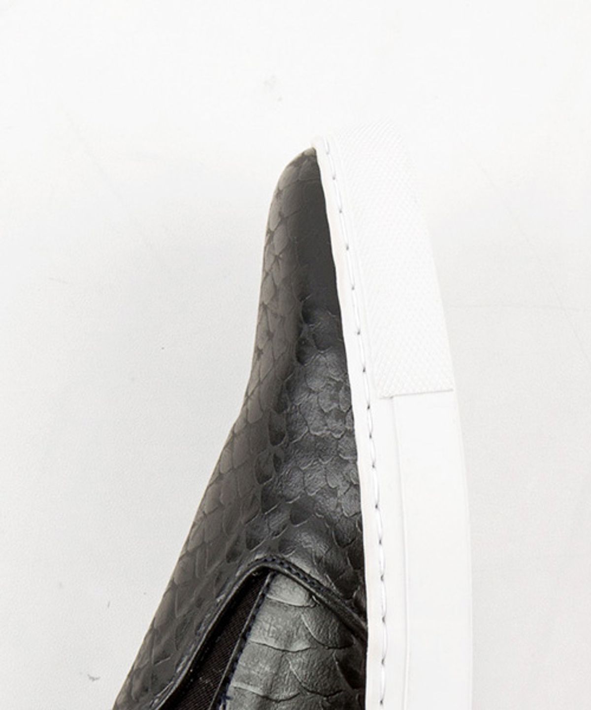 레더리스(LEATHERLESS) # 7979 / 아나콘다 슬립온  / 검정 / For men