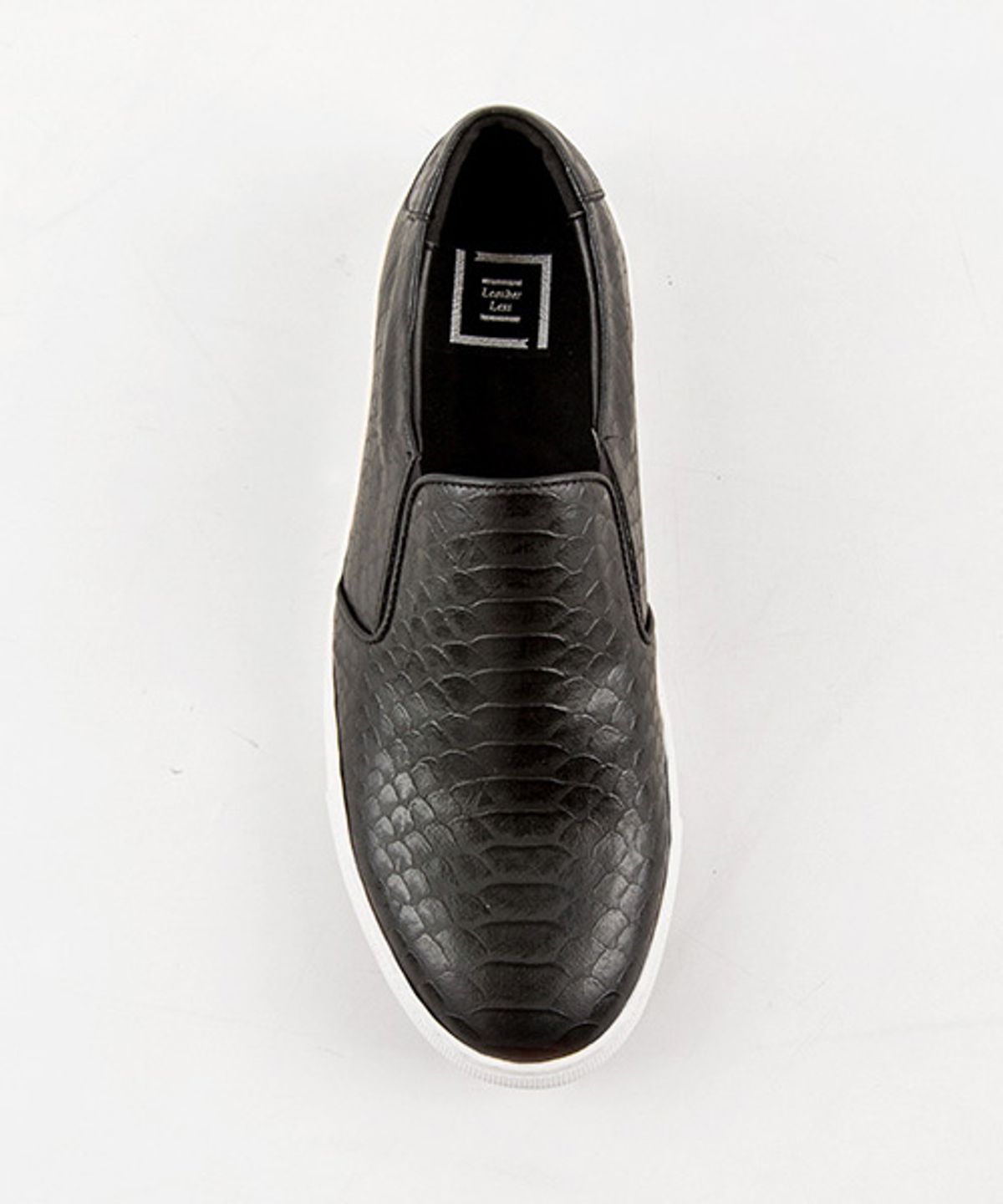 레더리스(LEATHERLESS) # 7979 / 아나콘다 슬립온  / 검정 / For men
