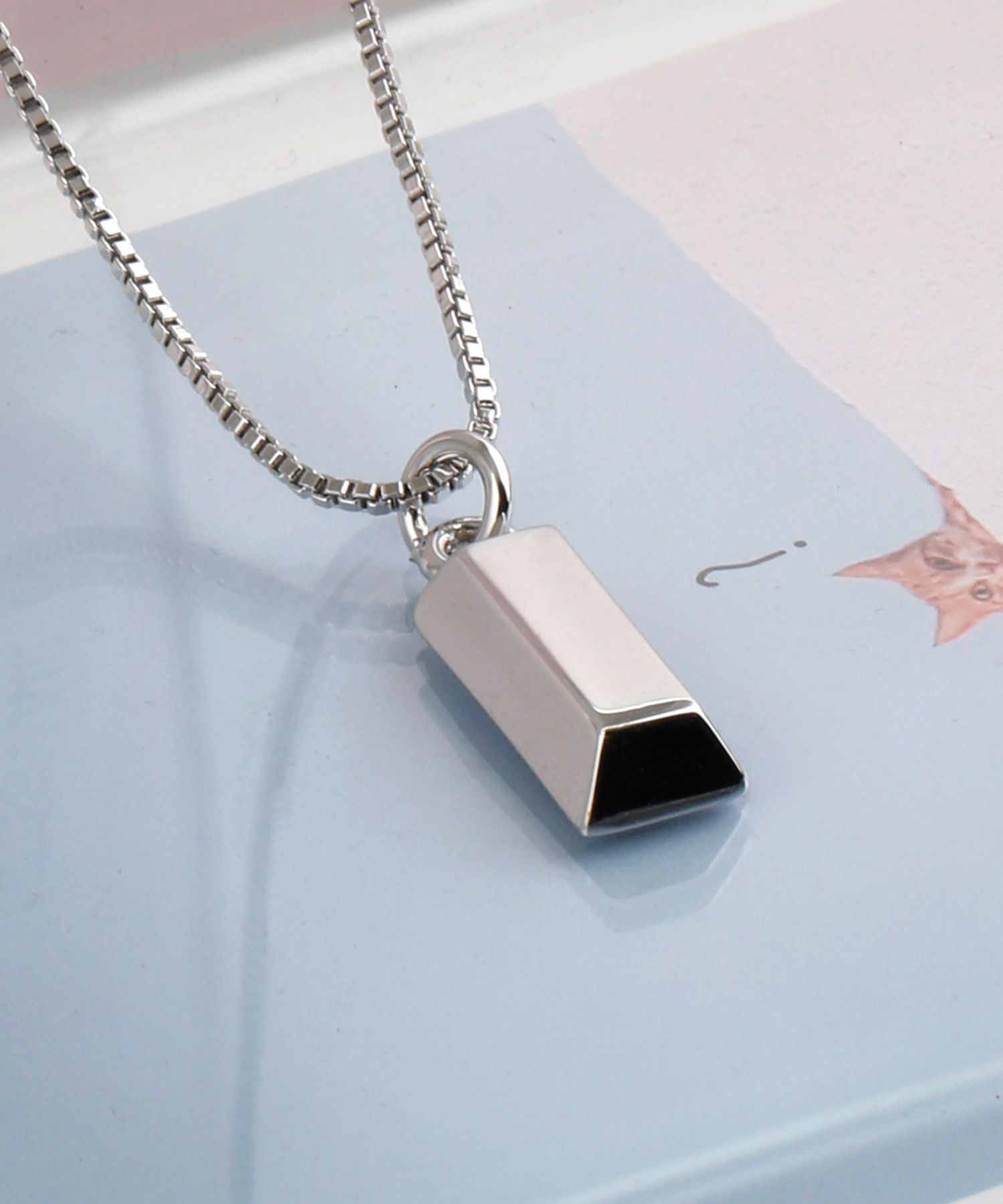 MUSINSA | SHOVEOFF SVN-#124 Bar Pendant Necklace