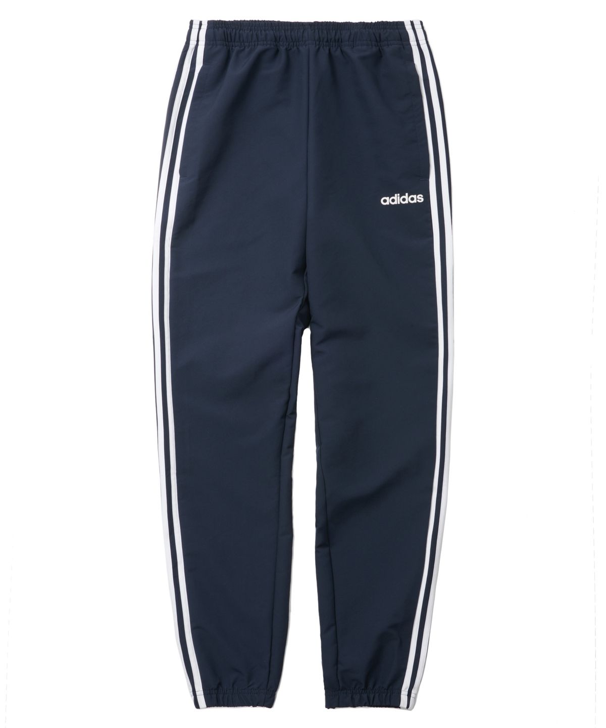 아디다스(ADIDAS) 에센셜 3S 윈드 팬츠 - 네이비:화이트 / DU0453
