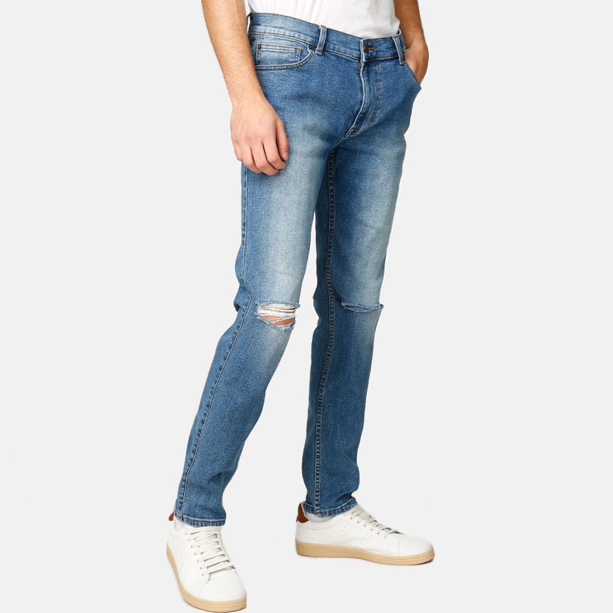 닥터데님(DR.DENIM) 클락 라이트 스톤 디스트로이드