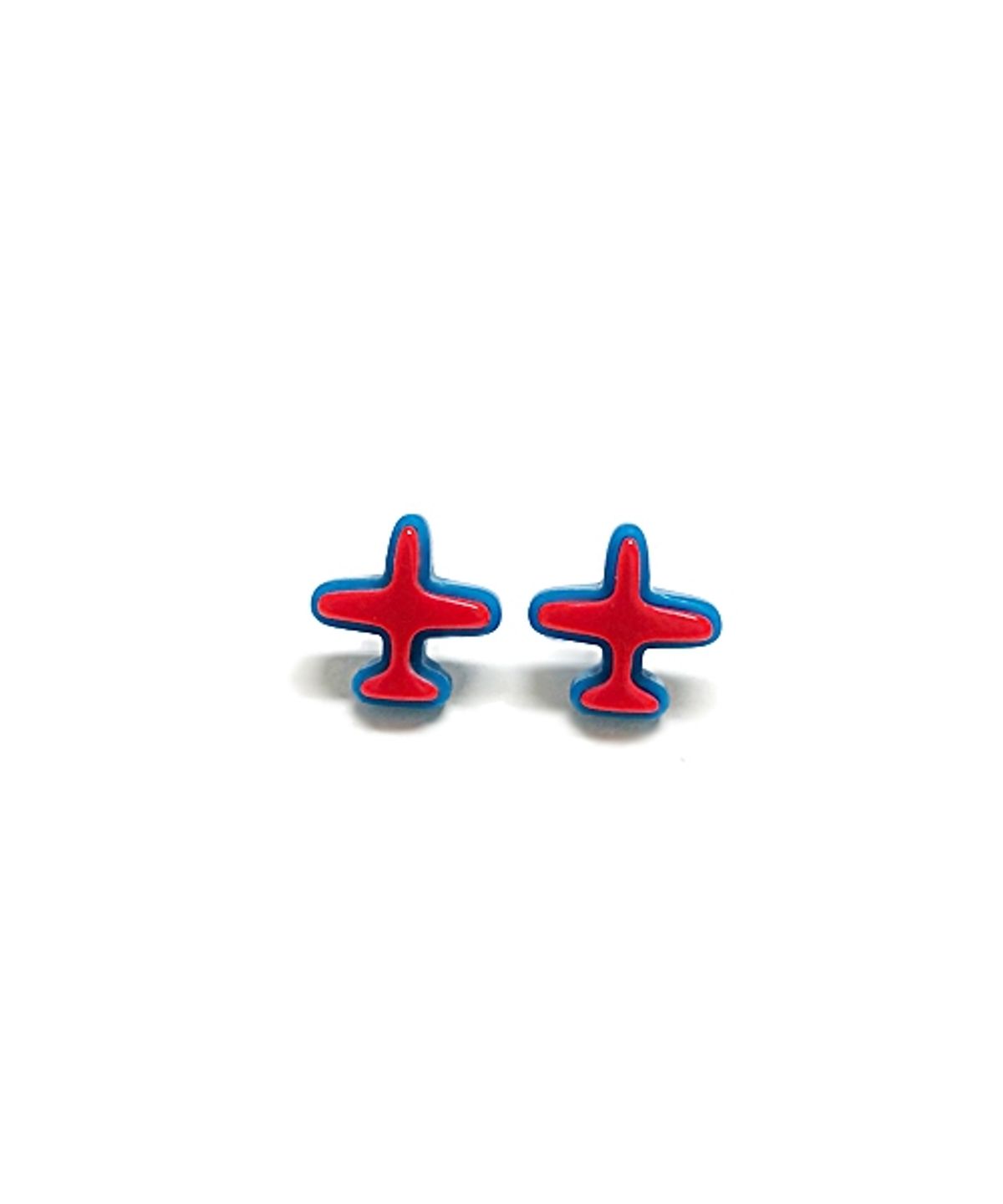 봉보(BONBEAU) Airplane acrylic Earrings 비행기 아크릴 귀걸이