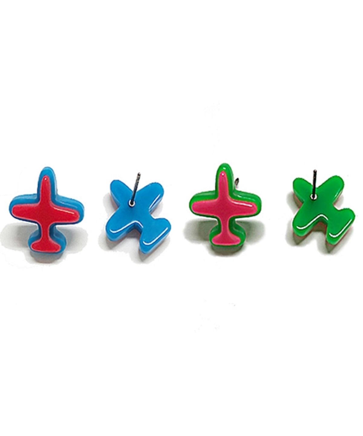 봉보(BONBEAU) Airplane acrylic Earrings 비행기 아크릴 귀걸이