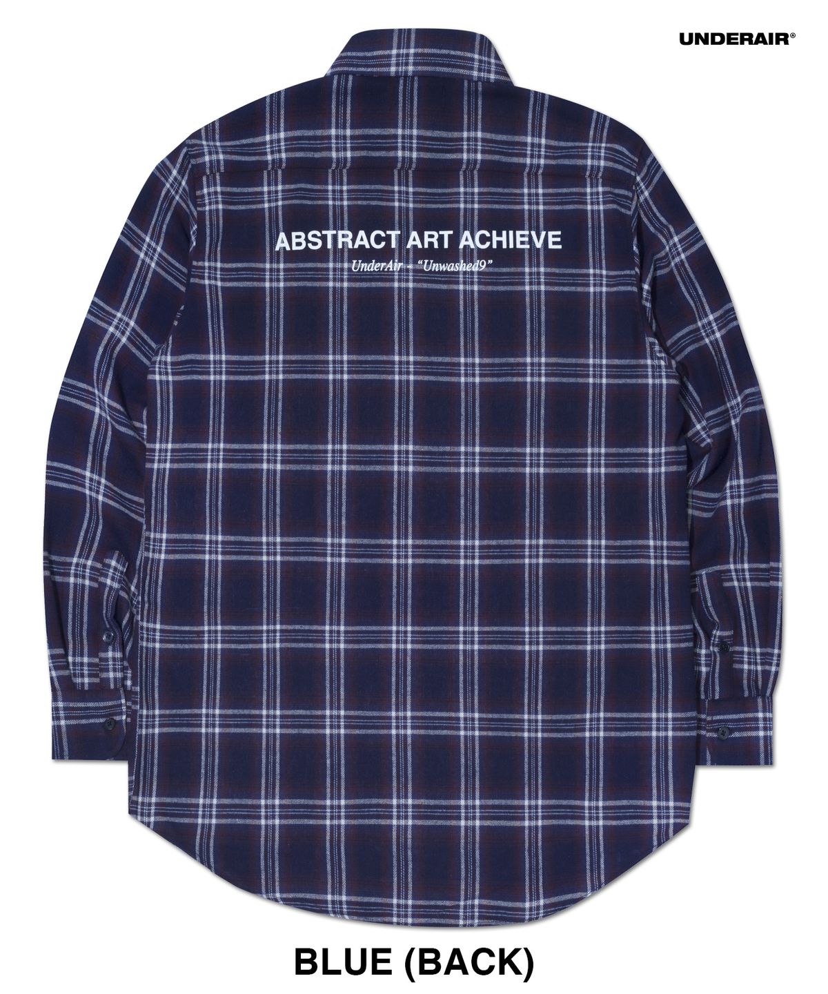 언더에어(UNDERAIR) [세미오버핏] G CLEF CHECK SHIRTS (2 COLOR)