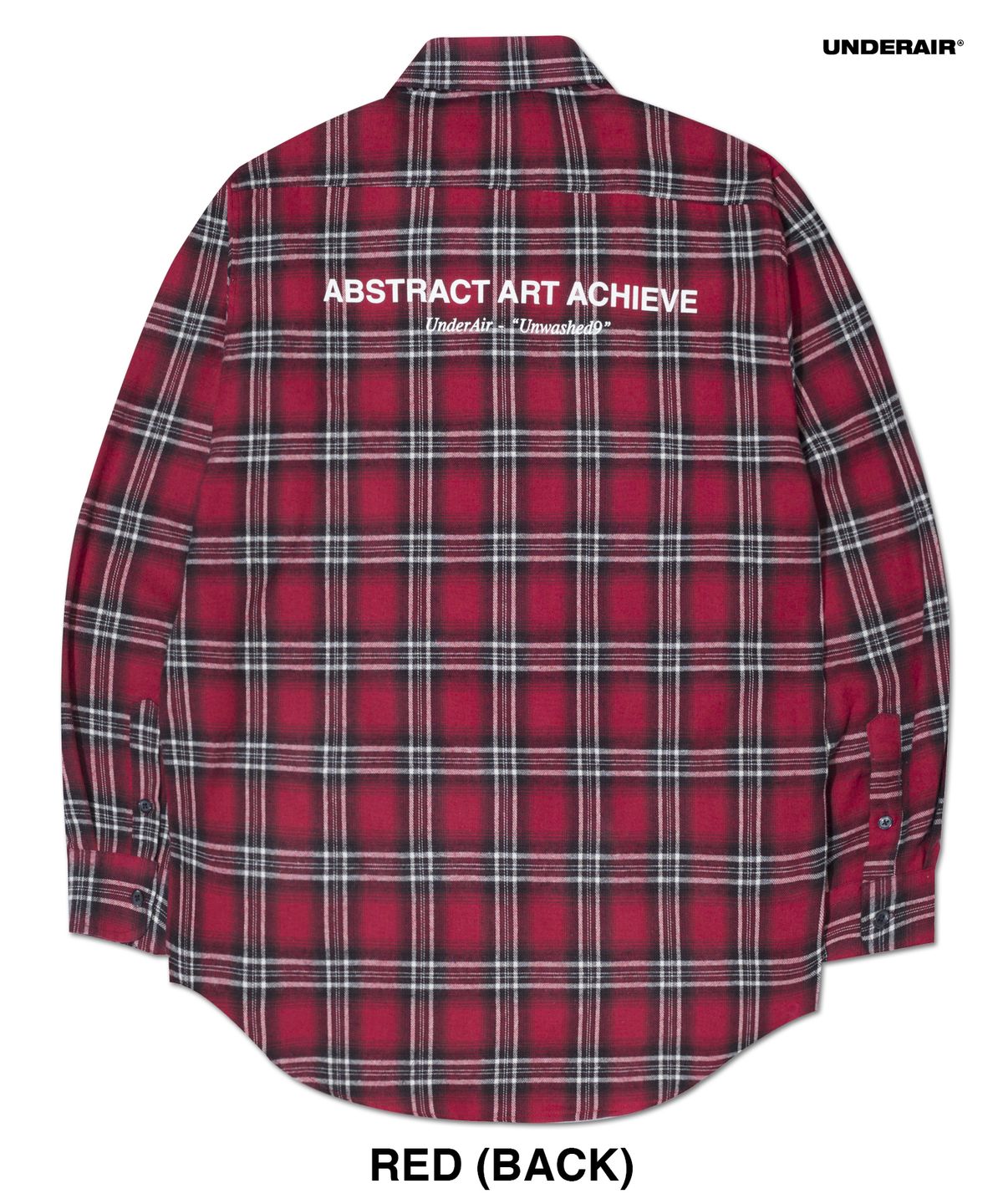 언더에어(UNDERAIR) [세미오버핏] G CLEF CHECK SHIRTS (2 COLOR)