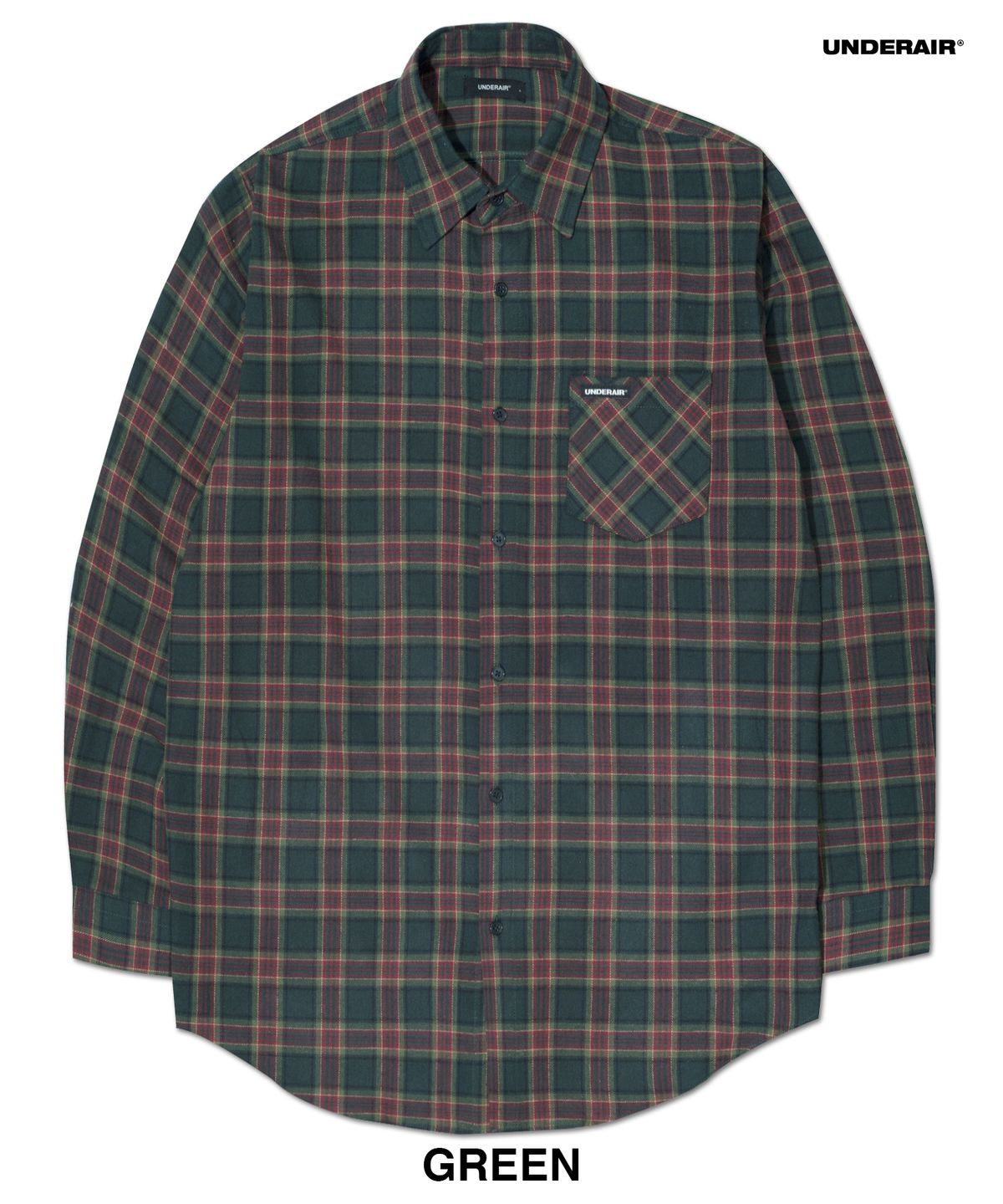 언더에어(UNDERAIR) STURGEON CHECK SHIRTS (3 COLOR)