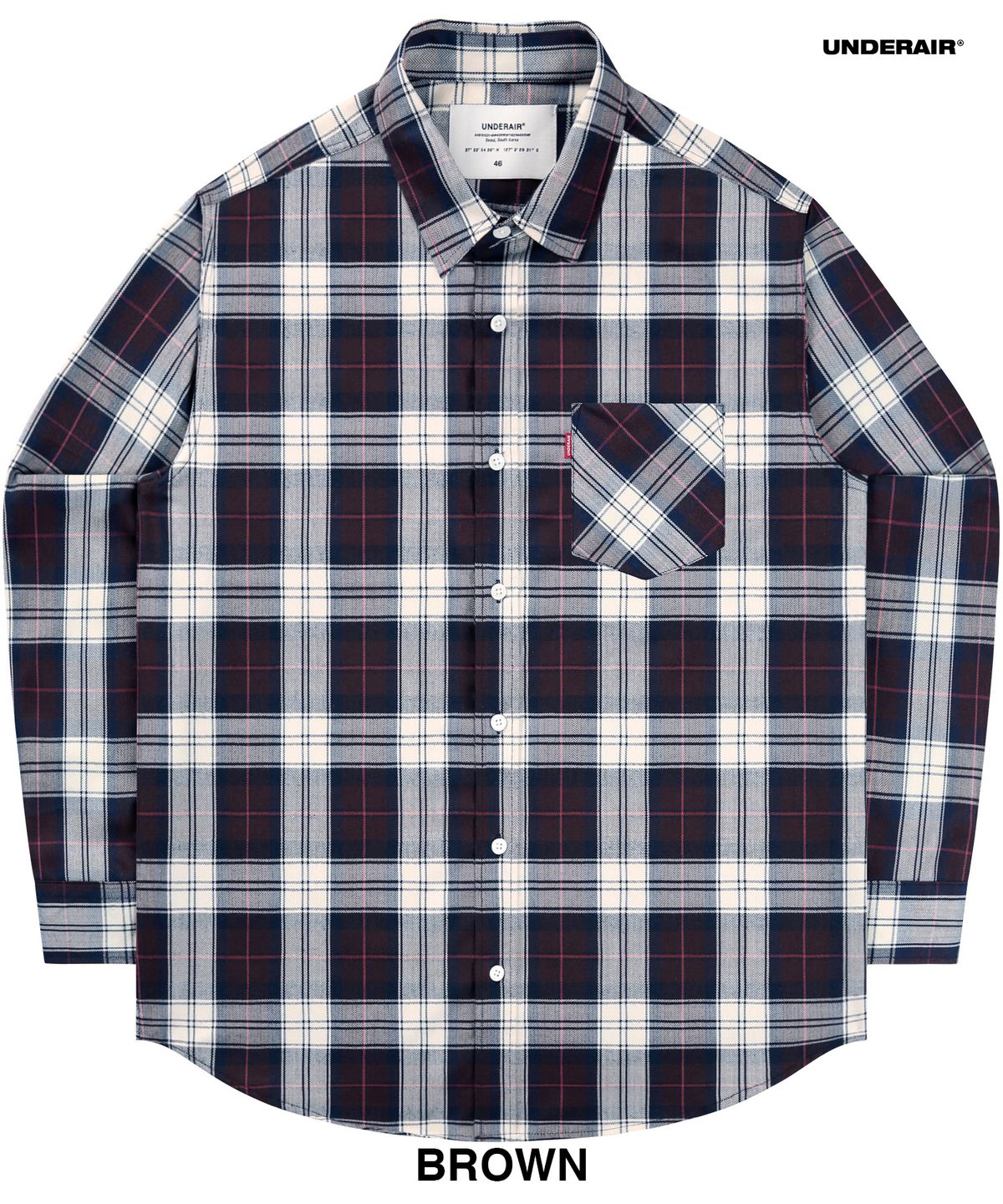 언더에어(UNDERAIR) HOT HEADED CHECK SHIRTS (4 COLOR)