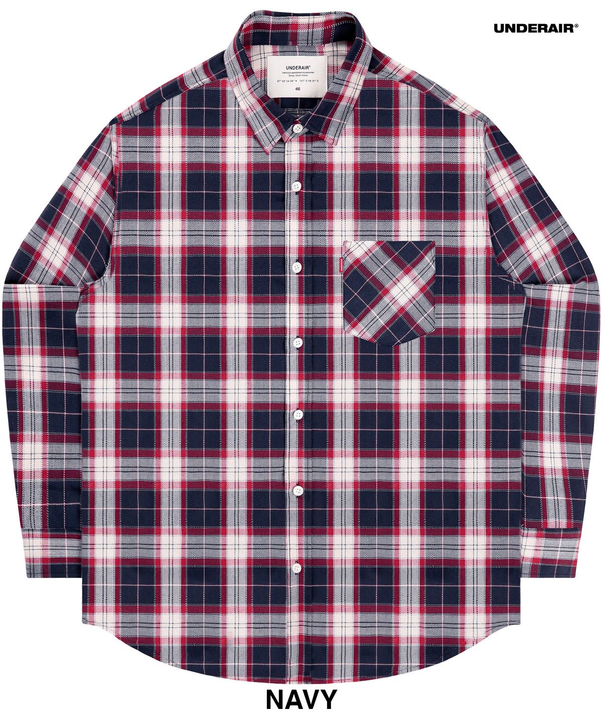 언더에어(UNDERAIR) HOT HEADED CHECK SHIRTS (4 COLOR)
