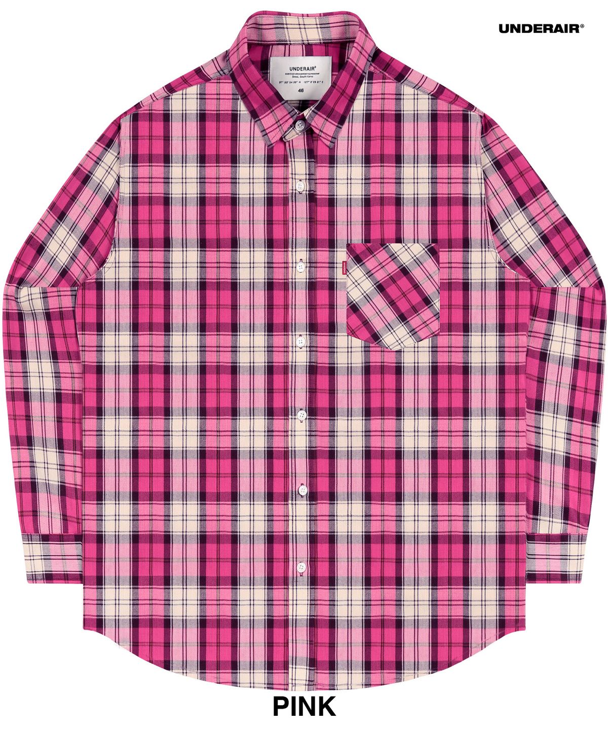 언더에어(UNDERAIR) HOT HEADED CHECK SHIRTS (4 COLOR)