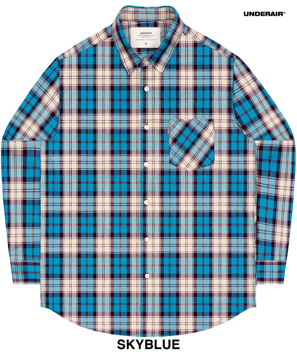 언더에어(UNDERAIR) HOT HEADED CHECK SHIRTS (4 COLOR)