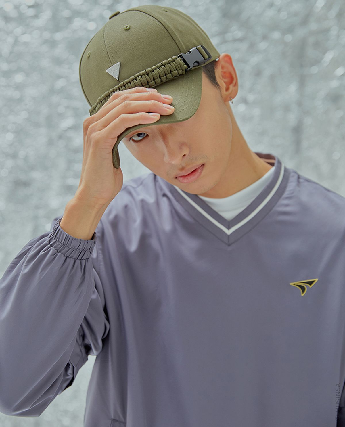 헤이터(HATER) 파라코드 밴드 클래식 로고 볼캡 다크그린