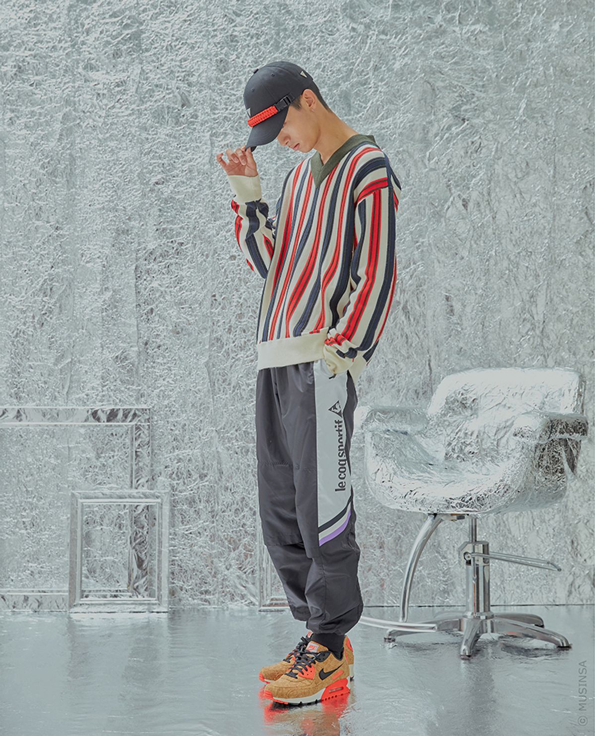 헤이터(HATER) 파라코드 밴드 클래식 로고 볼캡 블랙