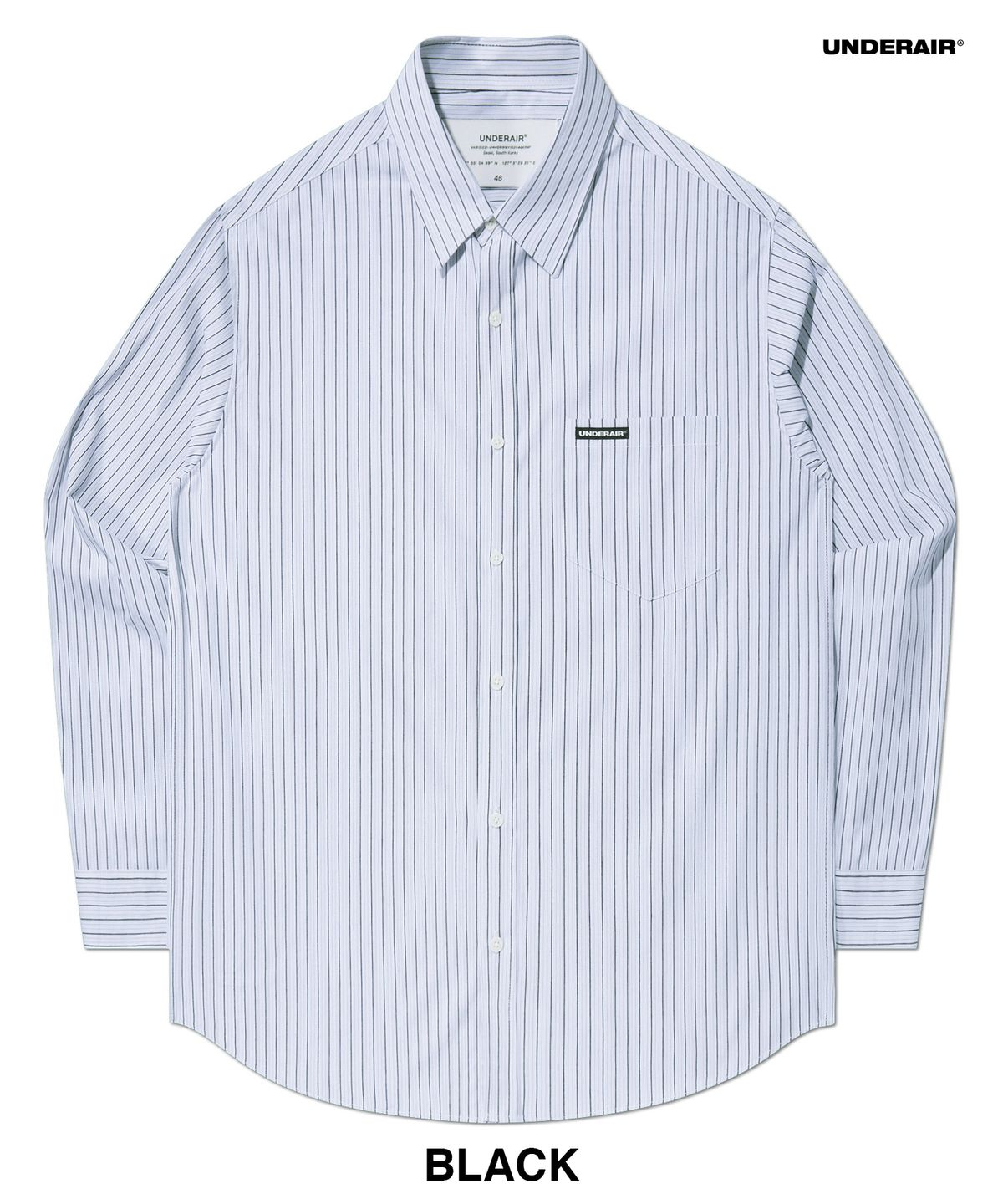 언더에어(UNDERAIR) [오버사이즈] MAGINOT STRIPE SHIRTS (3 COLOR)