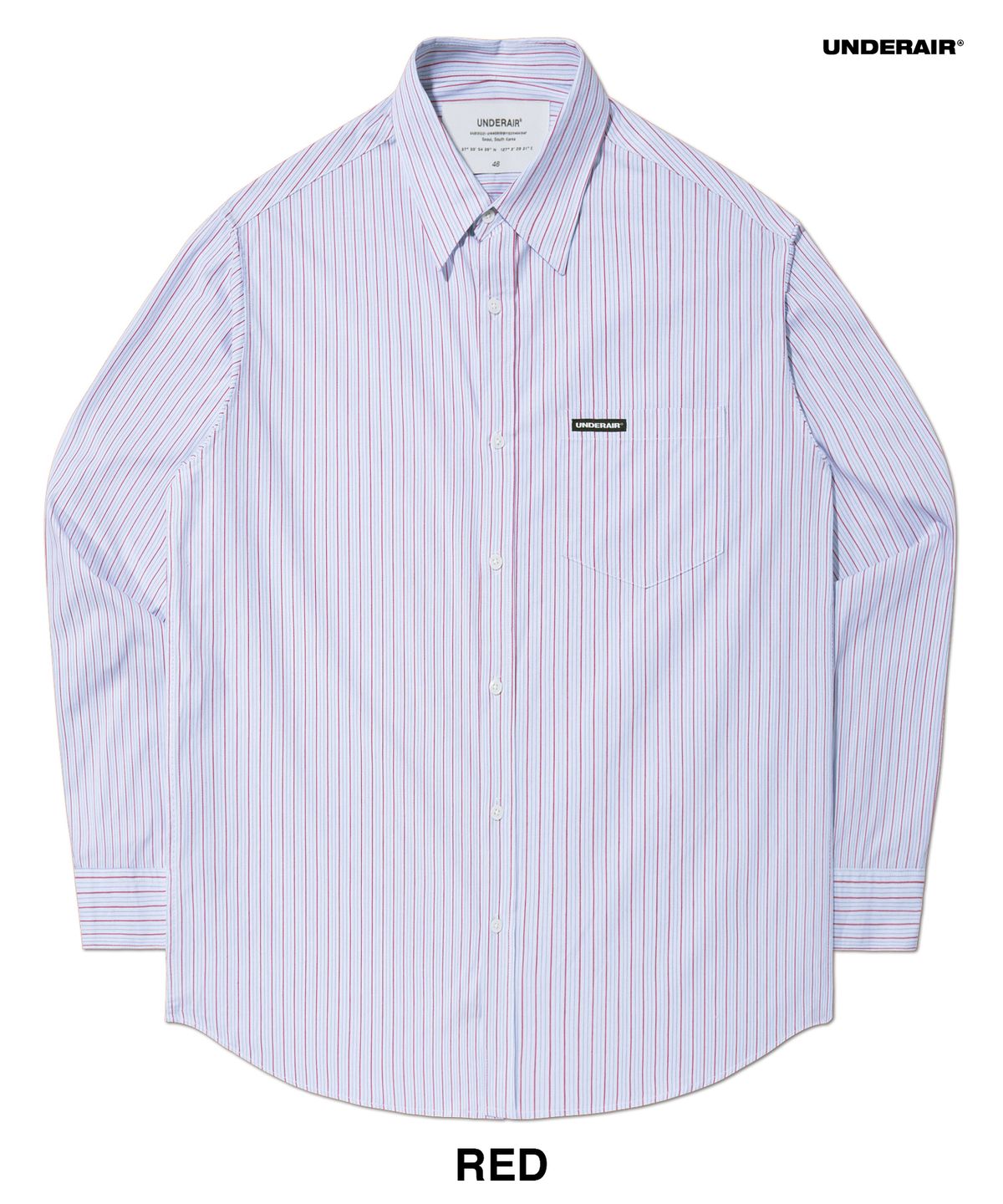 언더에어(UNDERAIR) [오버사이즈] MAGINOT STRIPE SHIRTS (3 COLOR)