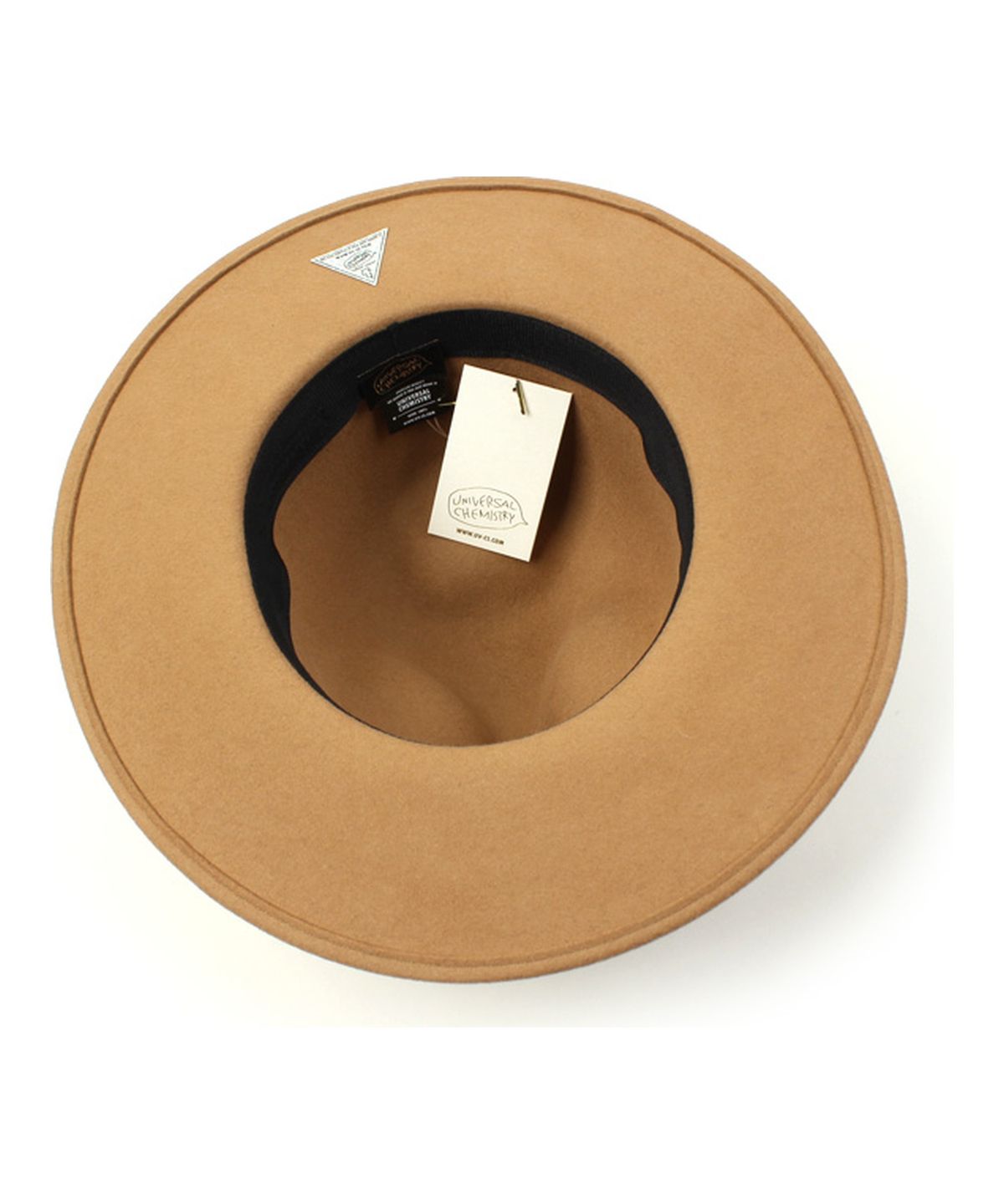 유니버셜 케미스트리(UNIVERSAL CHEMISTRY) Line Beige Wool Y Fedora 울페도라