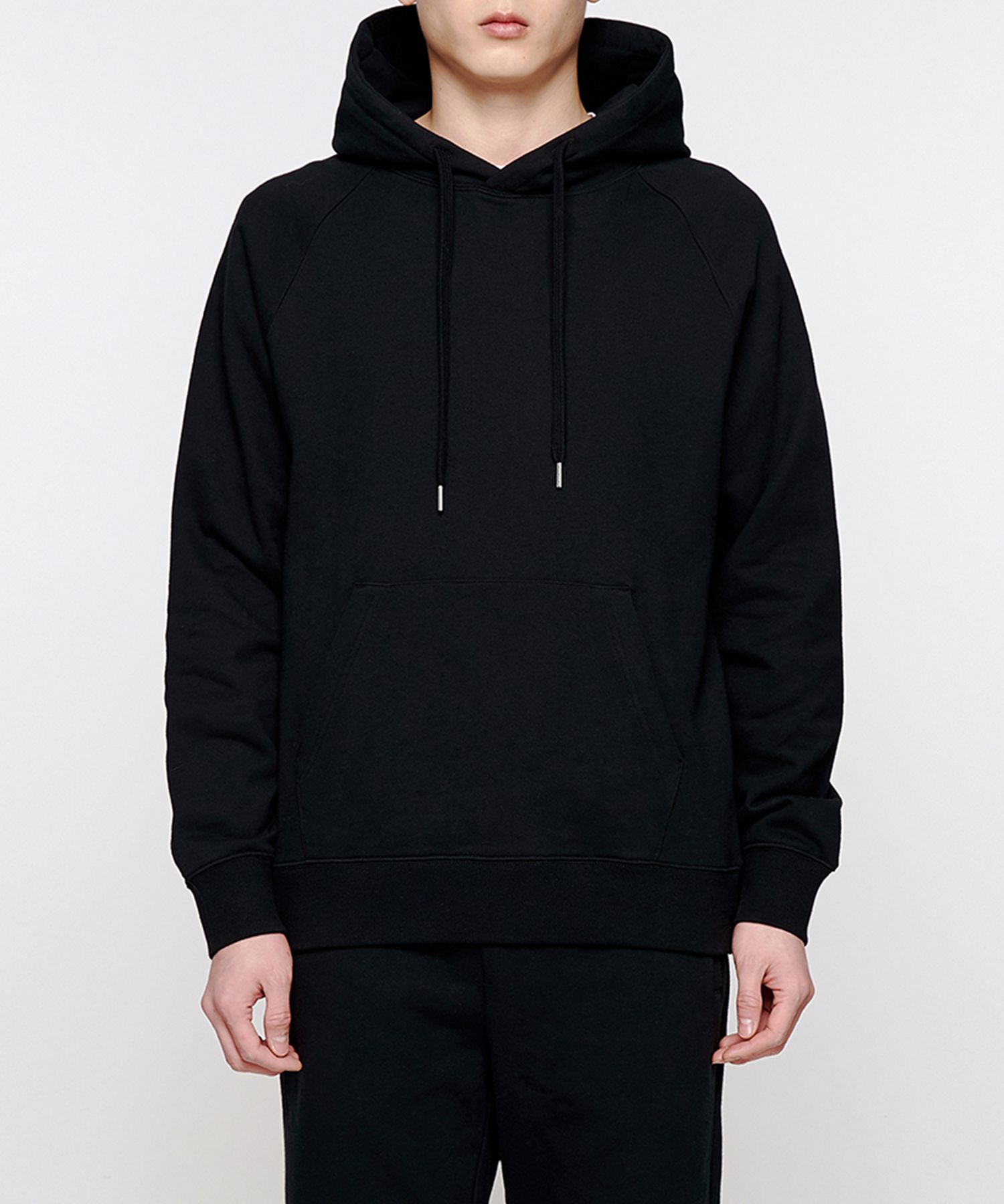 パーカー・フーディ MUSINSA STANDARD Hooded sweatshirt zip-up short length black MUSINSA | MUSINSA STANDARD ZIP-UP HOODIE [BLACK]