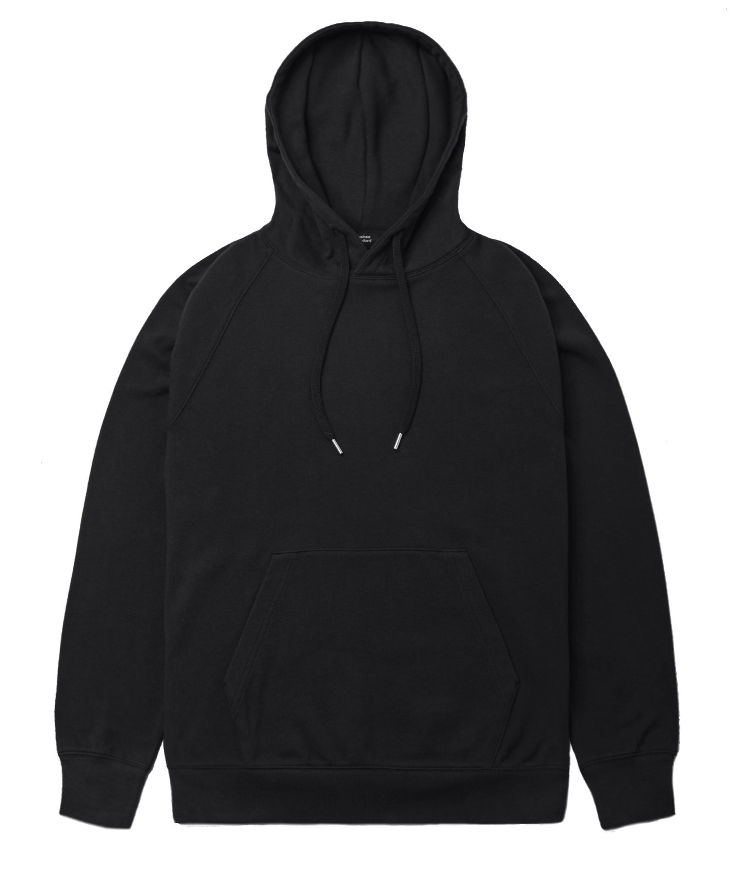 MUSINSA | MUSINSA STANDARD HOODED SWEATSHIRT [BLACK]