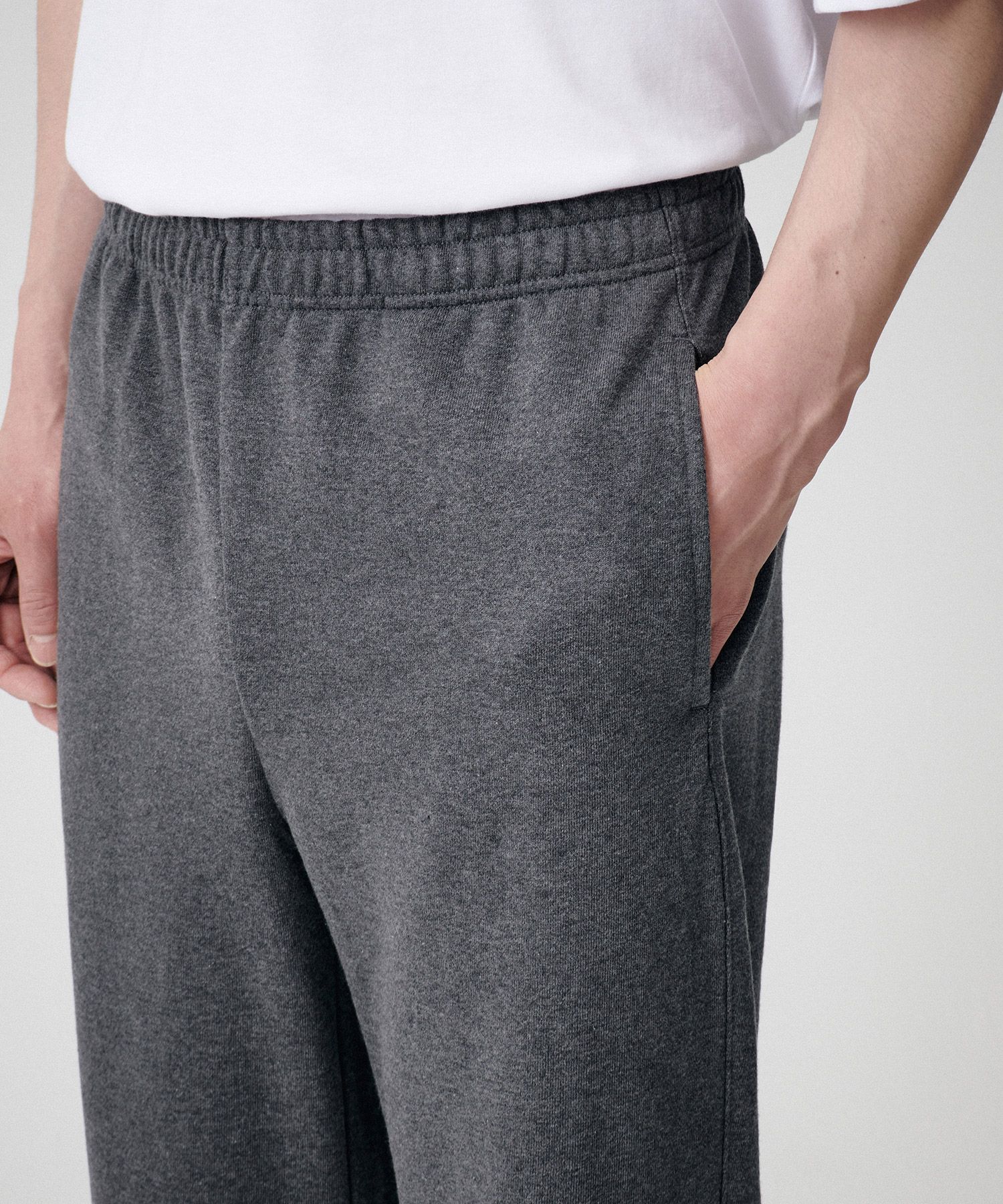 MUSINSA | MUSINSA STANDARD SWEATPANTS [CHARCOAL GRAY]
