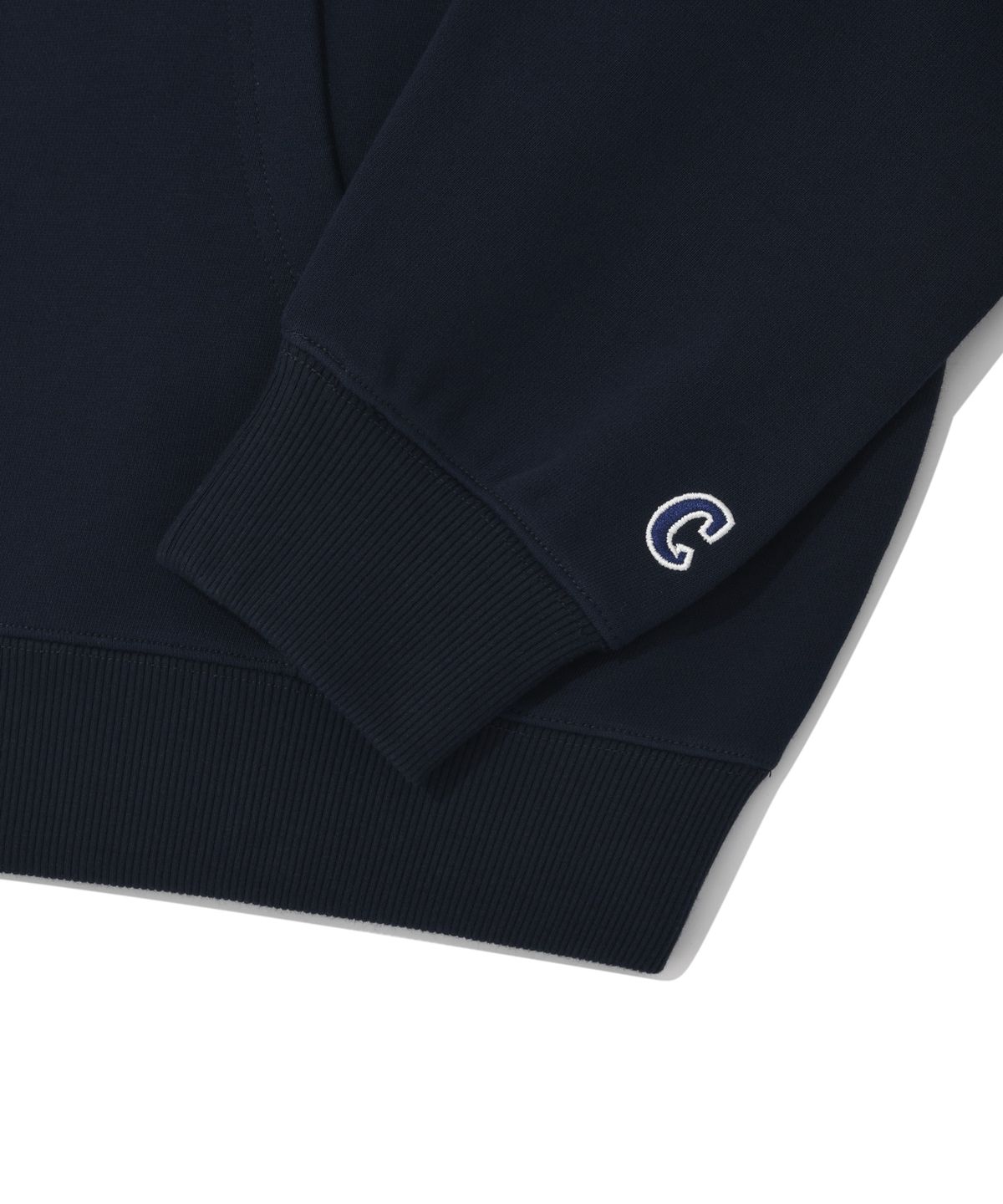 커버낫(COVERNAT) 어센틱 로고 후디 Navy