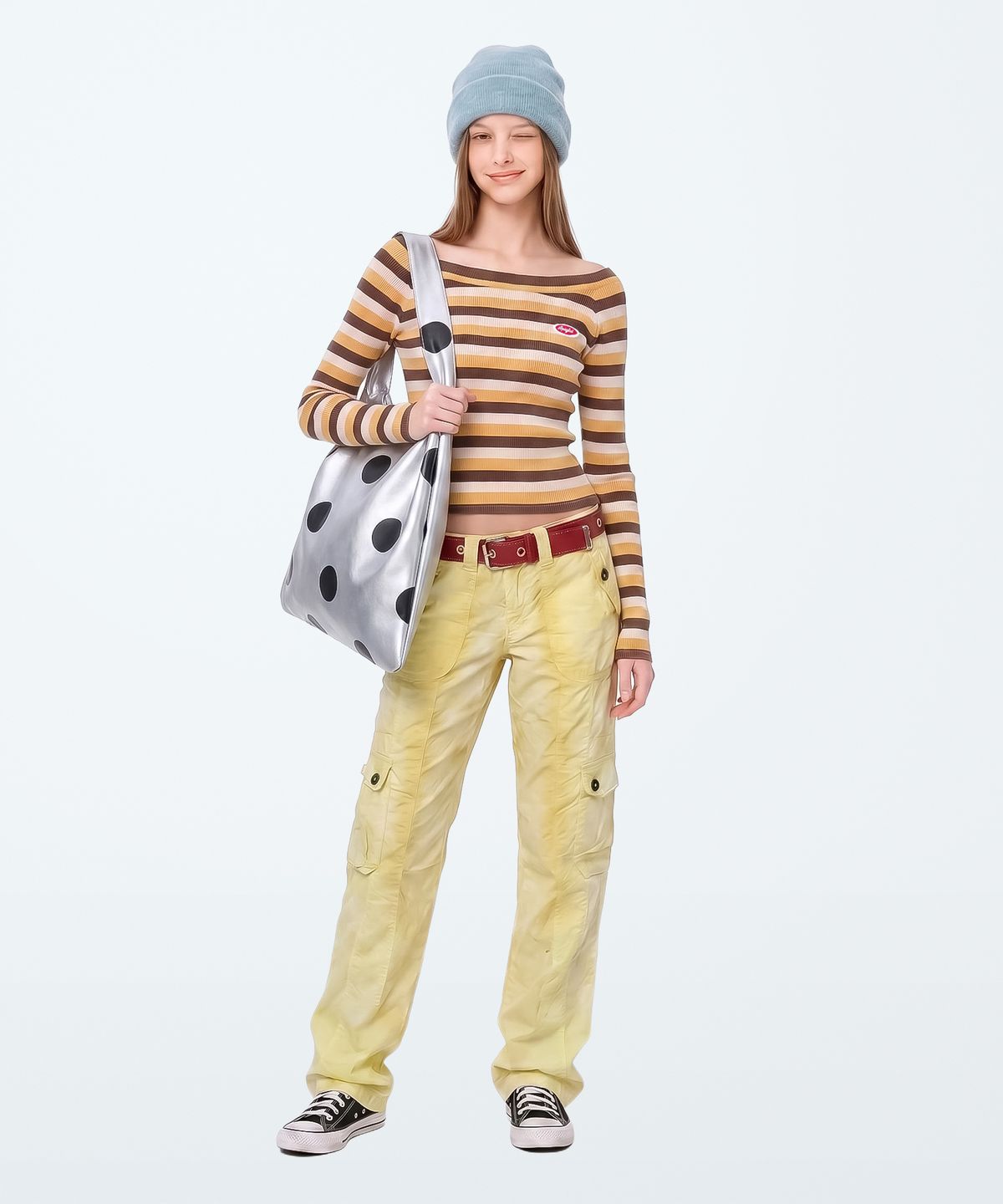 아파트먼트(APARTMENT) (W) TASTE Crop T - Mustard