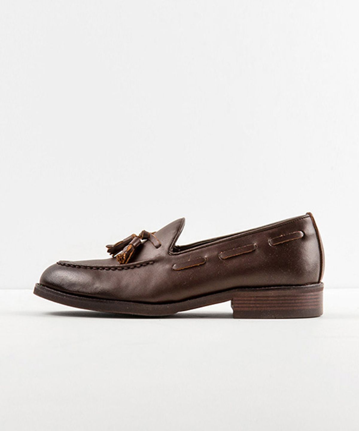 레더리스(LEATHERLESS) #2050 / 테슬로퍼 / 다크브라운 / for men