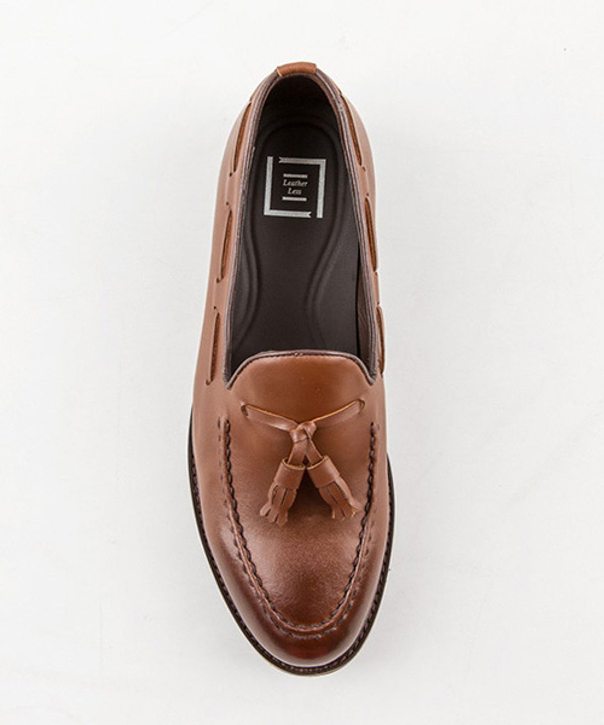 레더리스(LEATHERLESS) #2050 / 테슬로퍼 / 브라운 / for men