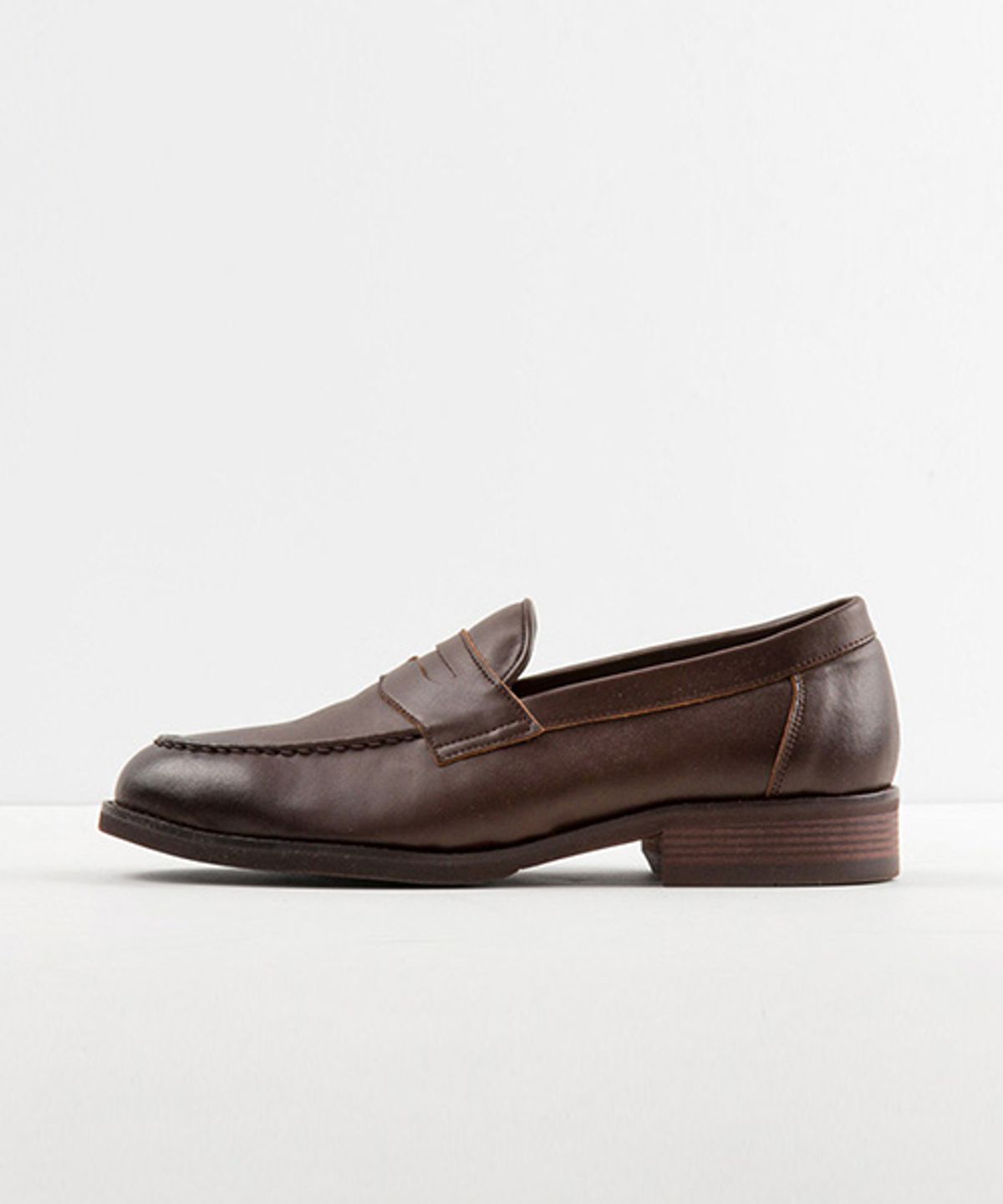 레더리스(LEATHERLESS) #2060 / 페니로퍼 / 다크브라운 / for men