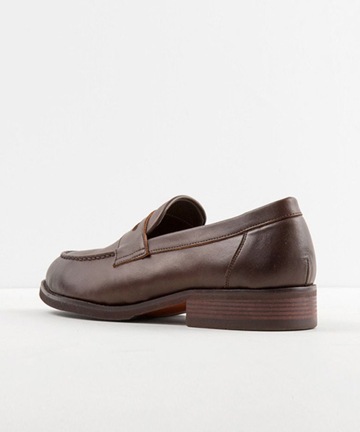 레더리스(LEATHERLESS) #2060 / 페니로퍼 / 다크브라운 / for men