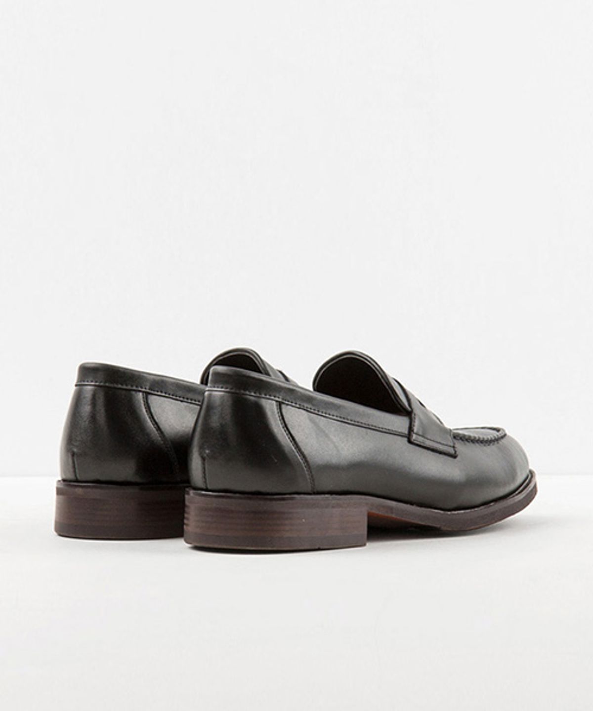 레더리스(LEATHERLESS) #2060 / 페니로퍼 / 블랙 / for men