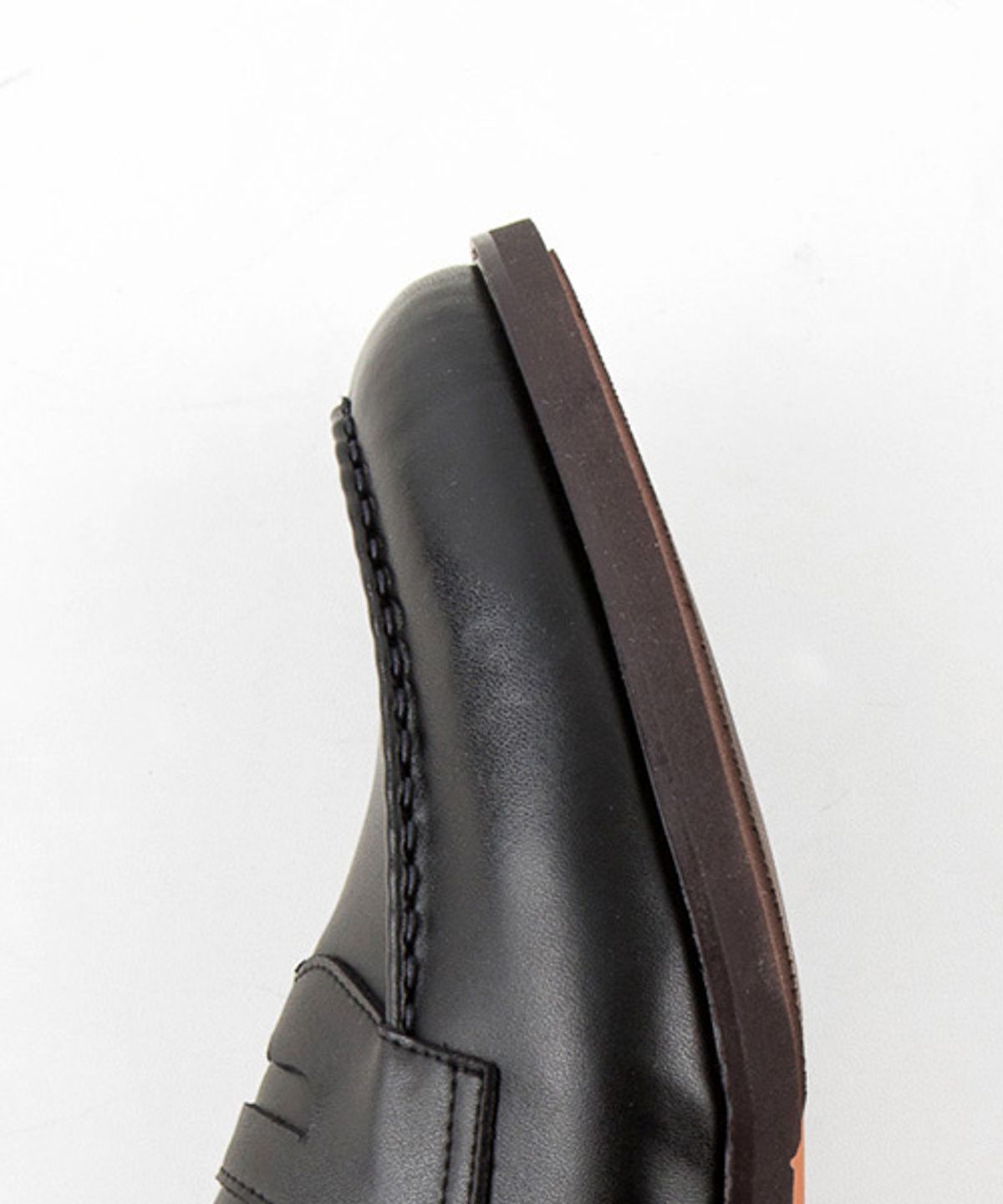 레더리스(LEATHERLESS) #2060 / 페니로퍼 / 블랙 / for men