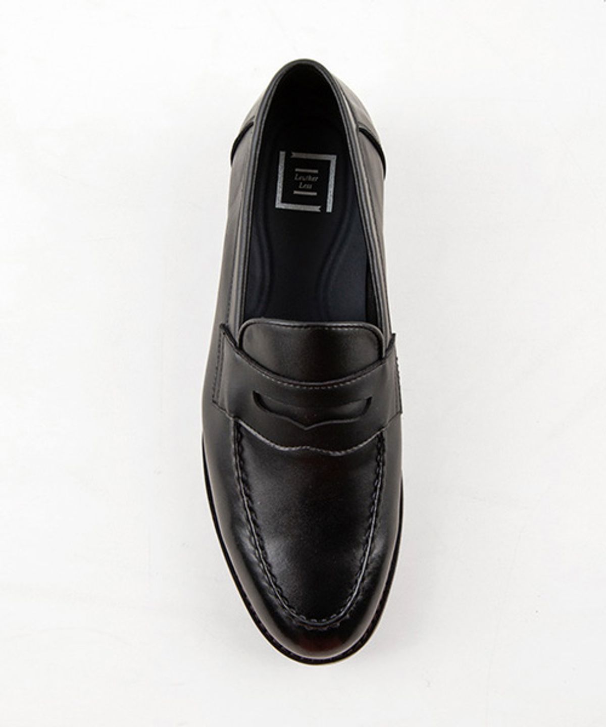 레더리스(LEATHERLESS) #2060 / 페니로퍼 / 블랙 / for men