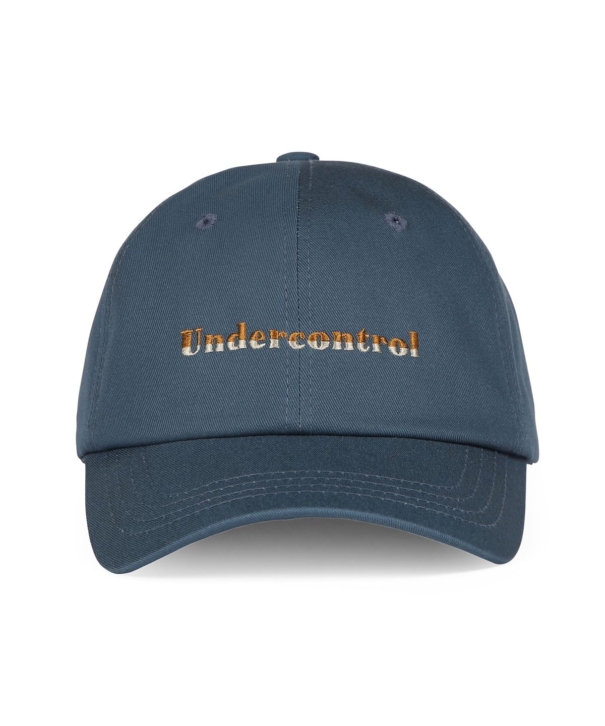 언더컨트롤(UNDERCONTROL) 코튼 로고 볼캡 GLOW / CLASSIC B B / DEEP WAVE BLUE