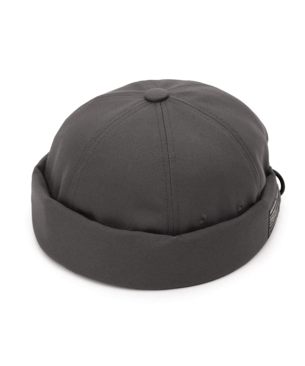 언더컨트롤(UNDERCONTROL) 코튼 브림리스캡 MOLD CAP / TWILL COTTON / CHARCOAL