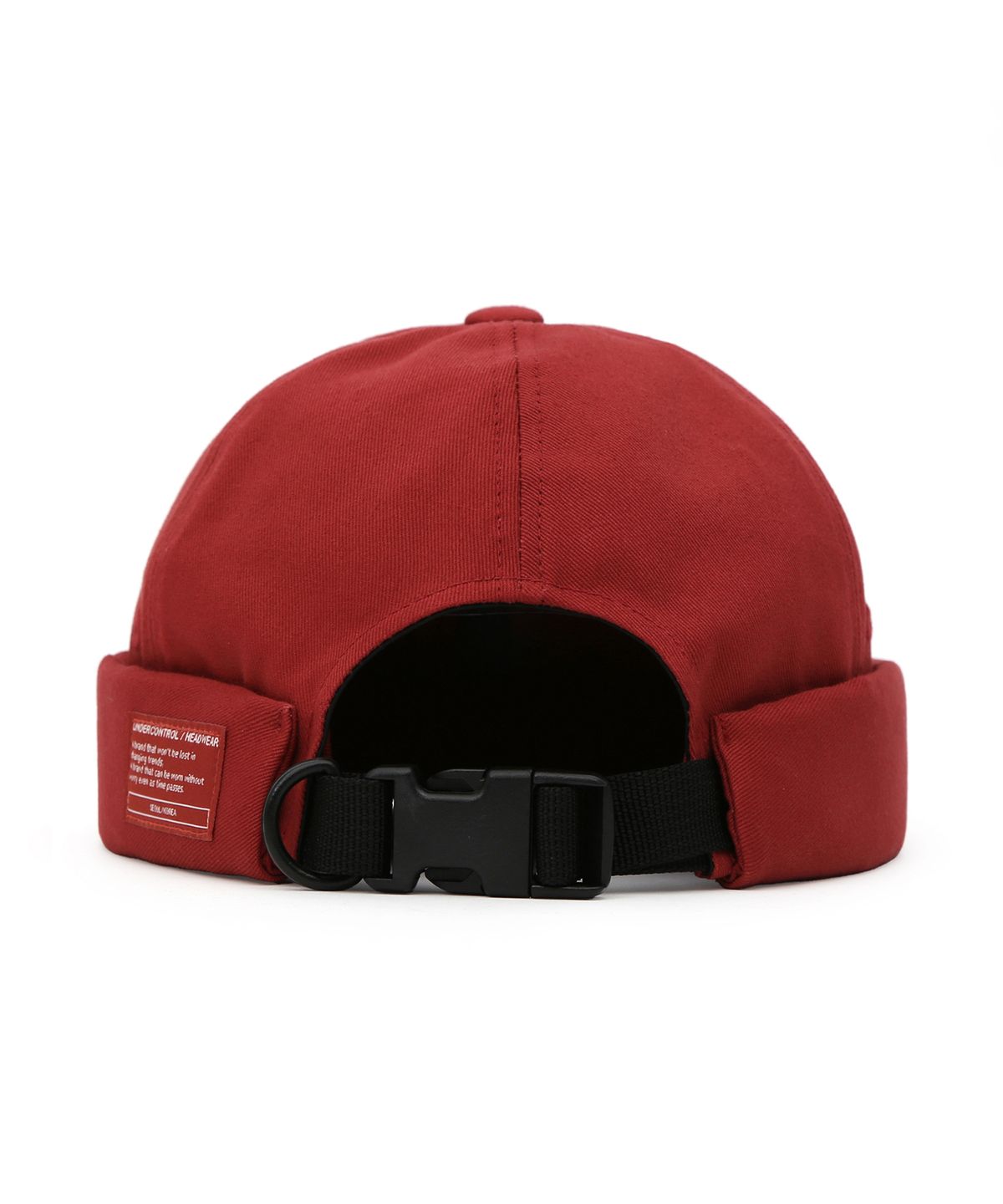 언더컨트롤(UNDERCONTROL) 코튼 브림리스캡 MOLD CAP / TWILL COTTON / OG RED