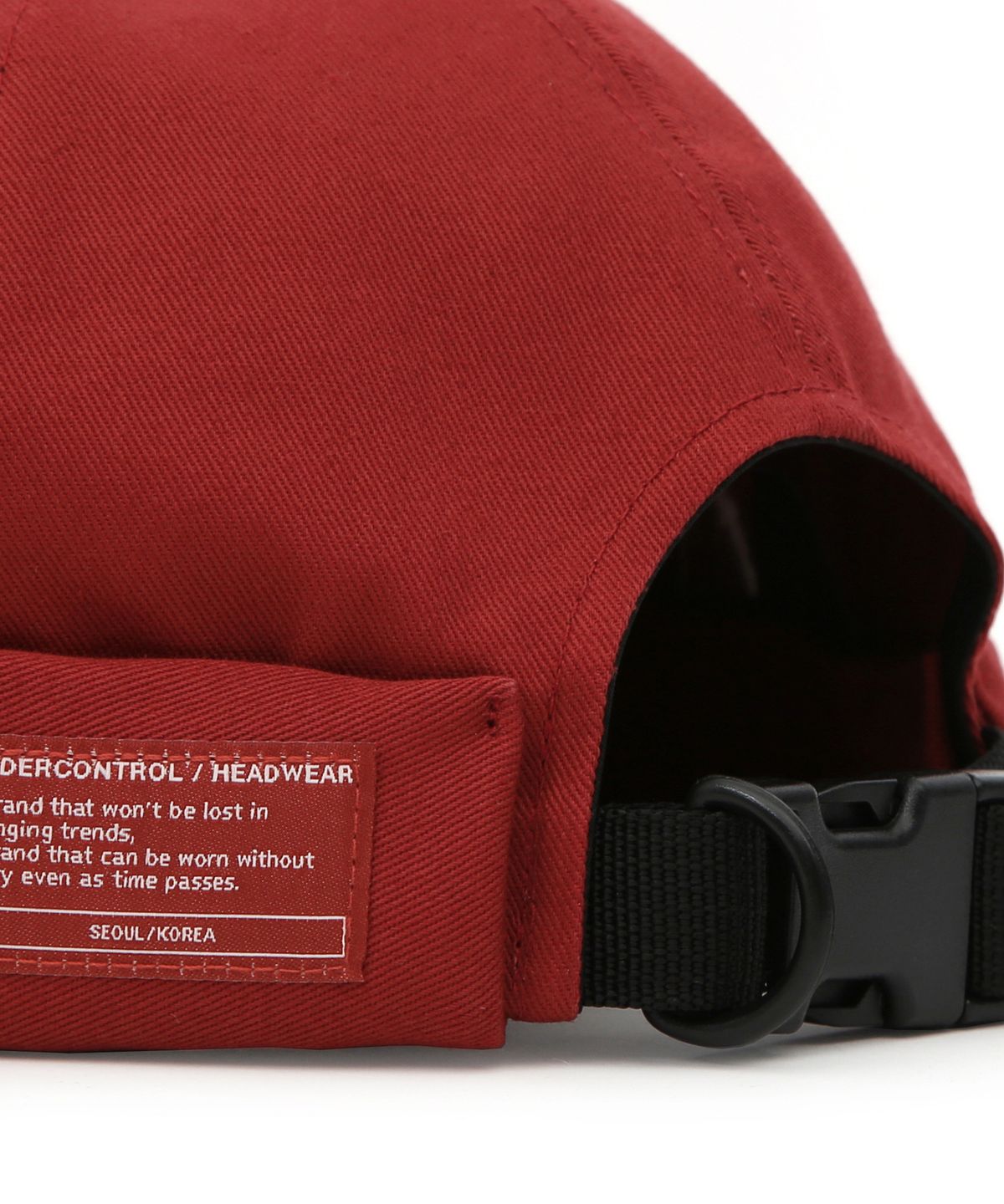 언더컨트롤(UNDERCONTROL) 코튼 브림리스캡 MOLD CAP / TWILL COTTON / OG RED