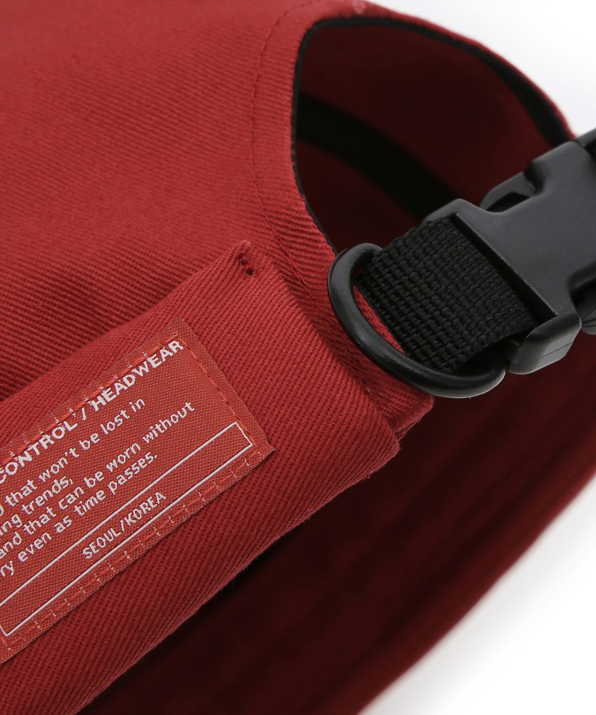 언더컨트롤(UNDERCONTROL) 코튼 브림리스캡 MOLD CAP / TWILL COTTON / OG RED