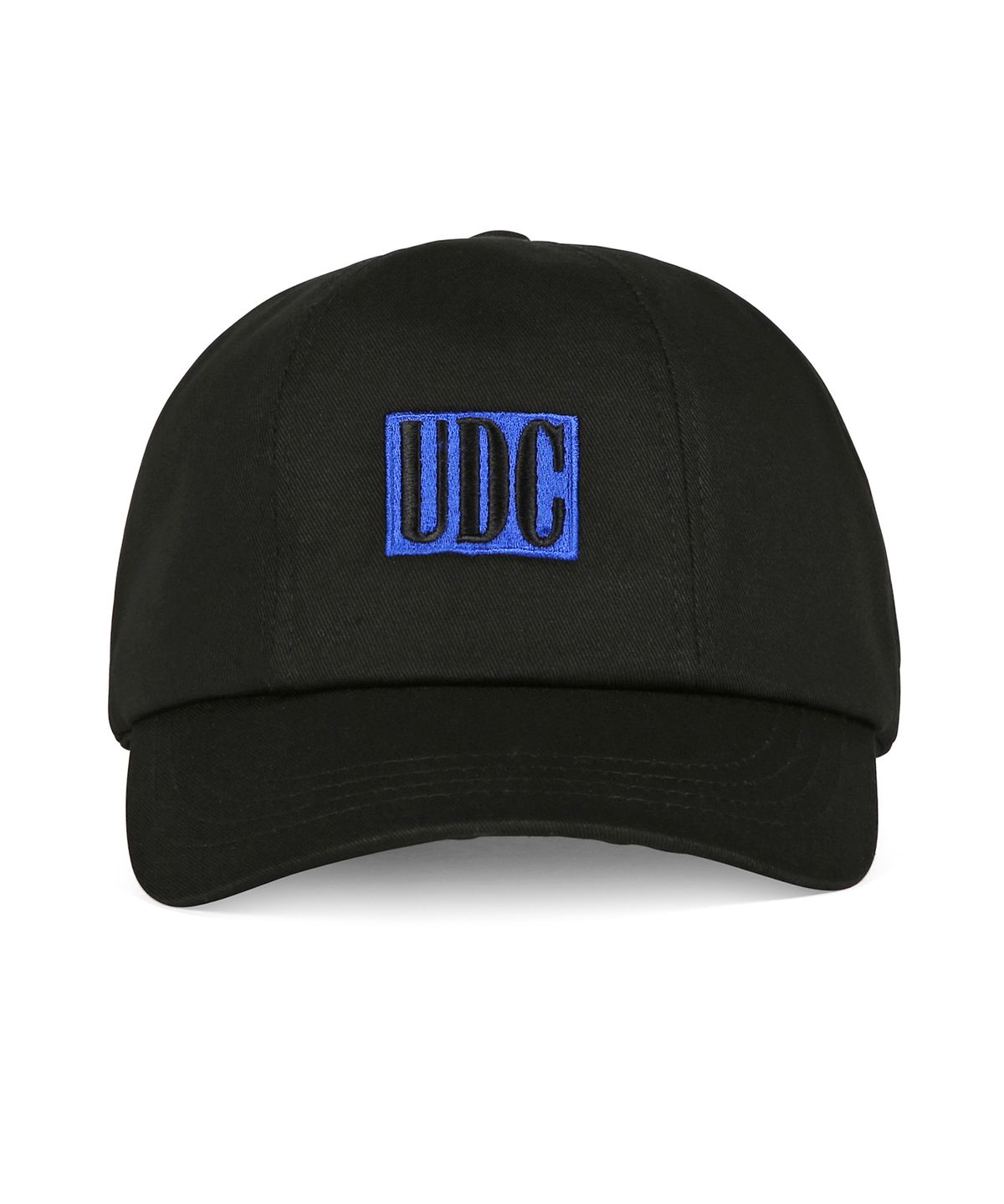 언더컨트롤(UNDERCONTROL) 코튼 로고 볼캡 ONYX UDC / BUMPER B B / BLUE BLACK