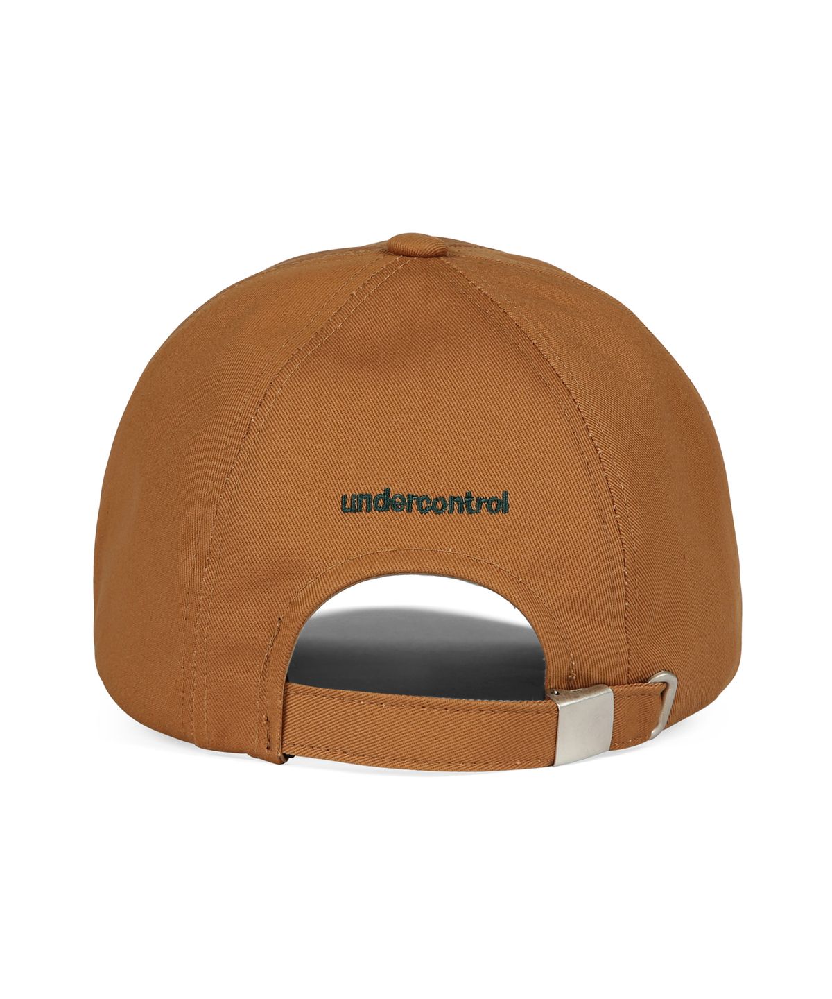 언더컨트롤(UNDERCONTROL) 코튼 로고 볼캡 ONYX UDC / BUMPER B B / GREEN BROWN