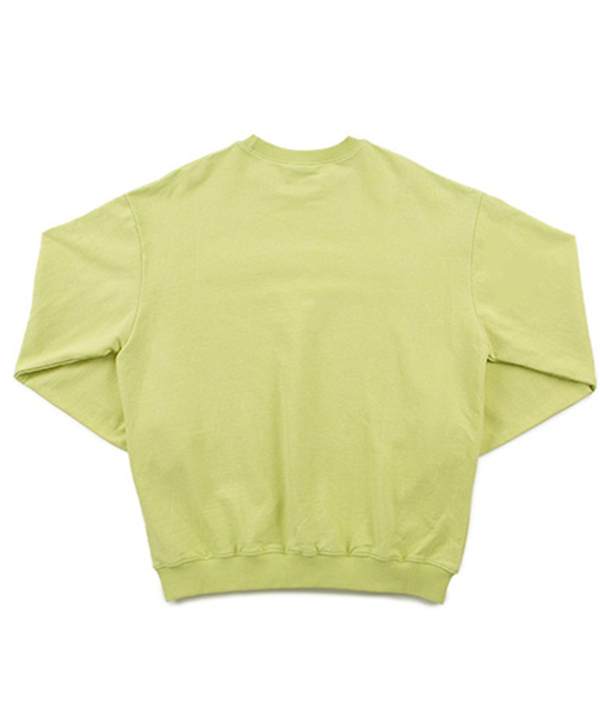 아임낫어휴먼비잉(I AM NOT A HUMAN BEING) Embroidered Crewneck Sweatshirt - GREEN