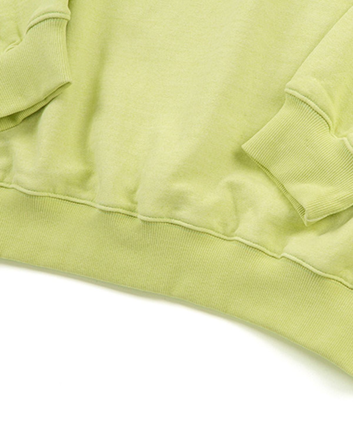 아임낫어휴먼비잉(I AM NOT A HUMAN BEING) Embroidered Crewneck Sweatshirt - GREEN