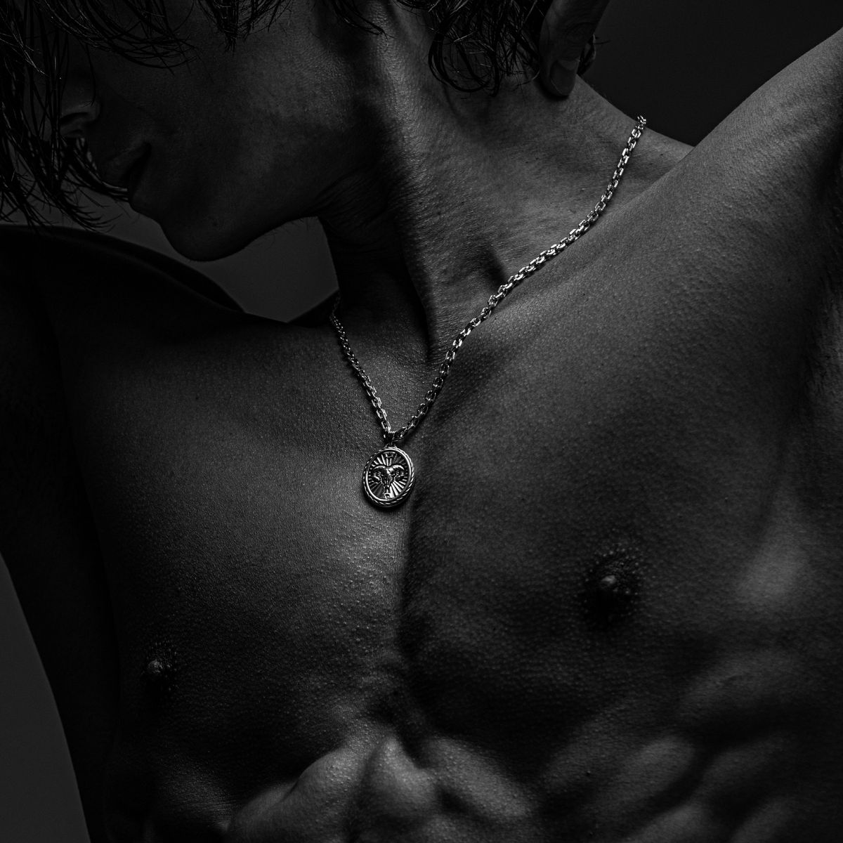 스팅925(STING925) Ram Skull Pendant