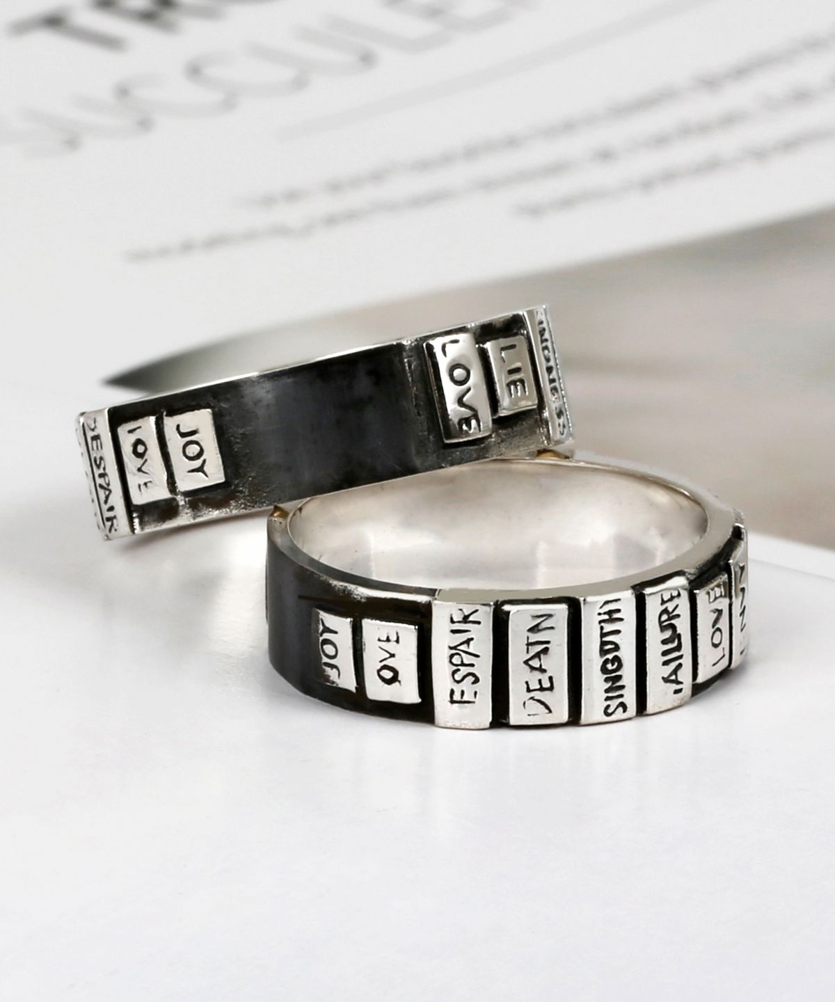 쇼브오프(SHOVEOFF) [실버 925] SVR-#S603 Have a Belief Ring