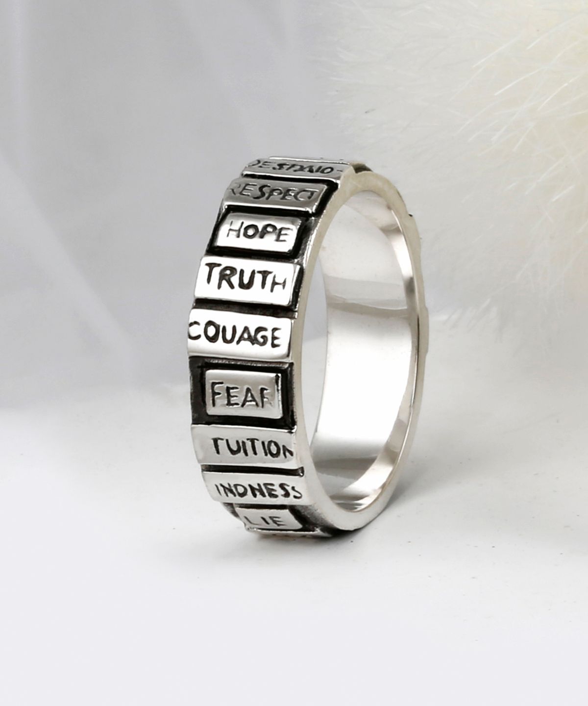 쇼브오프(SHOVEOFF) [실버 925] SVR-#S603 Have a Belief Ring